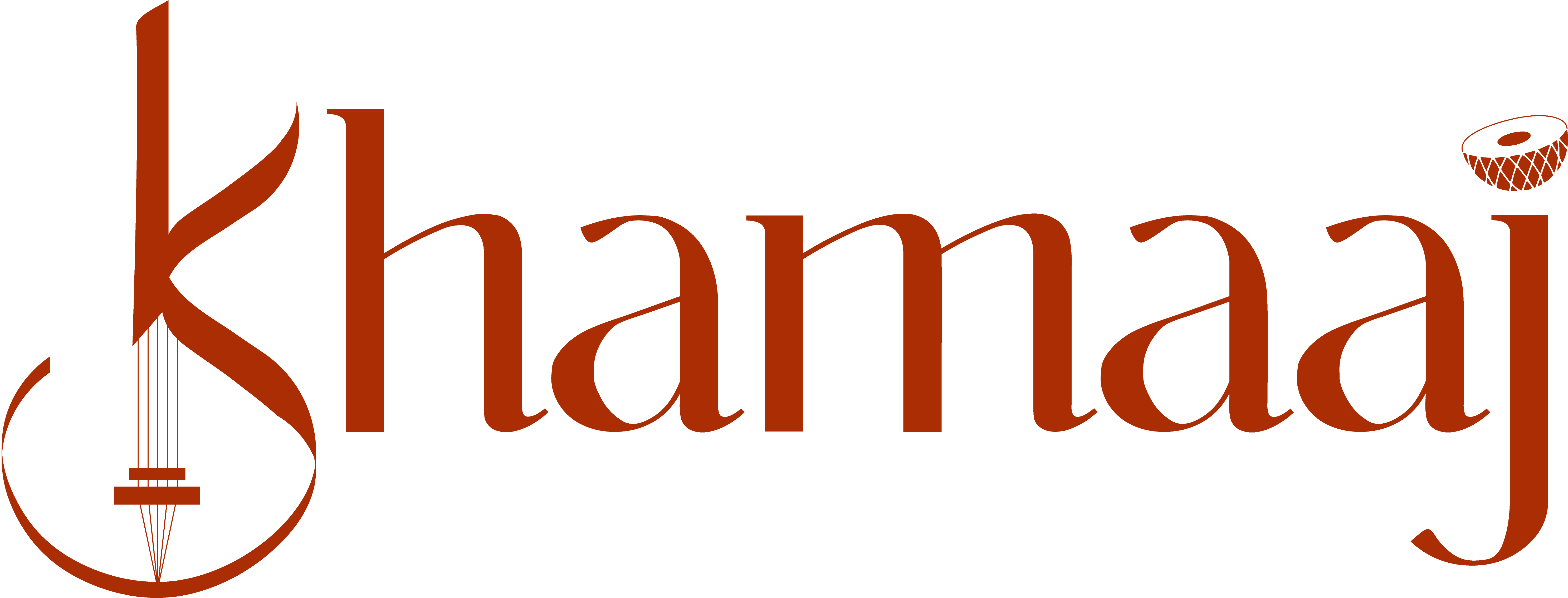 Khamaaj brand logo in brand rust orange color