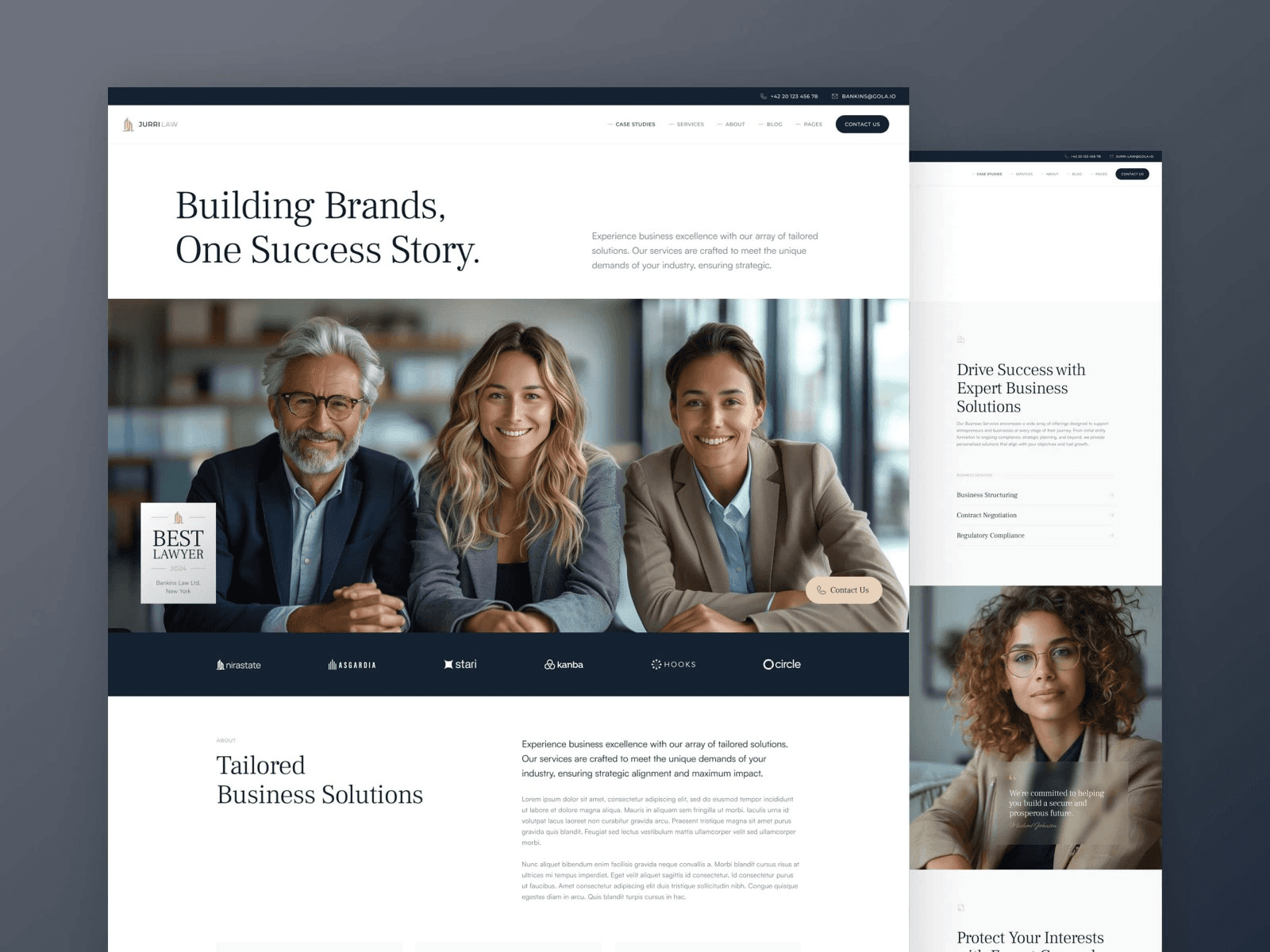 Jurri - Consulting Framer Template
