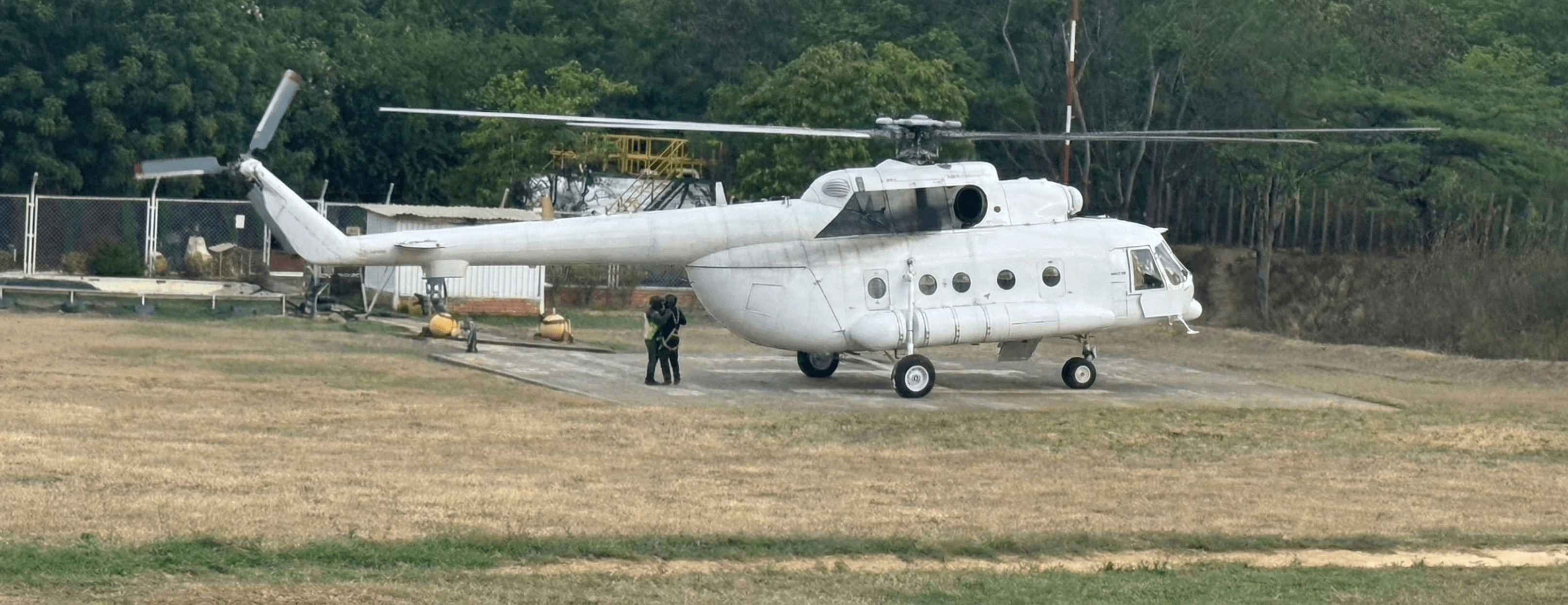 Truck on motion entering a bridge