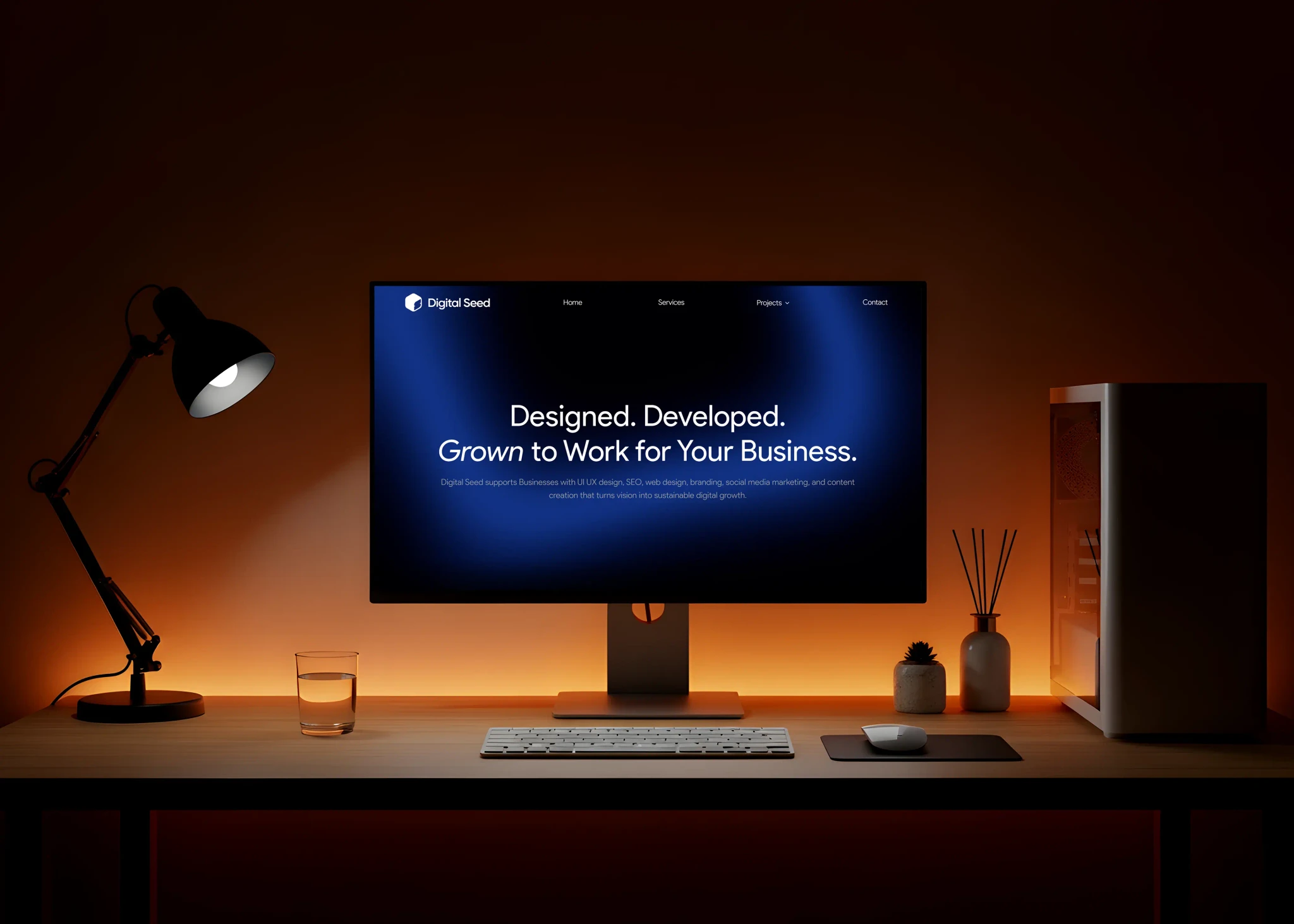 Web design project showcase by Digital Seed