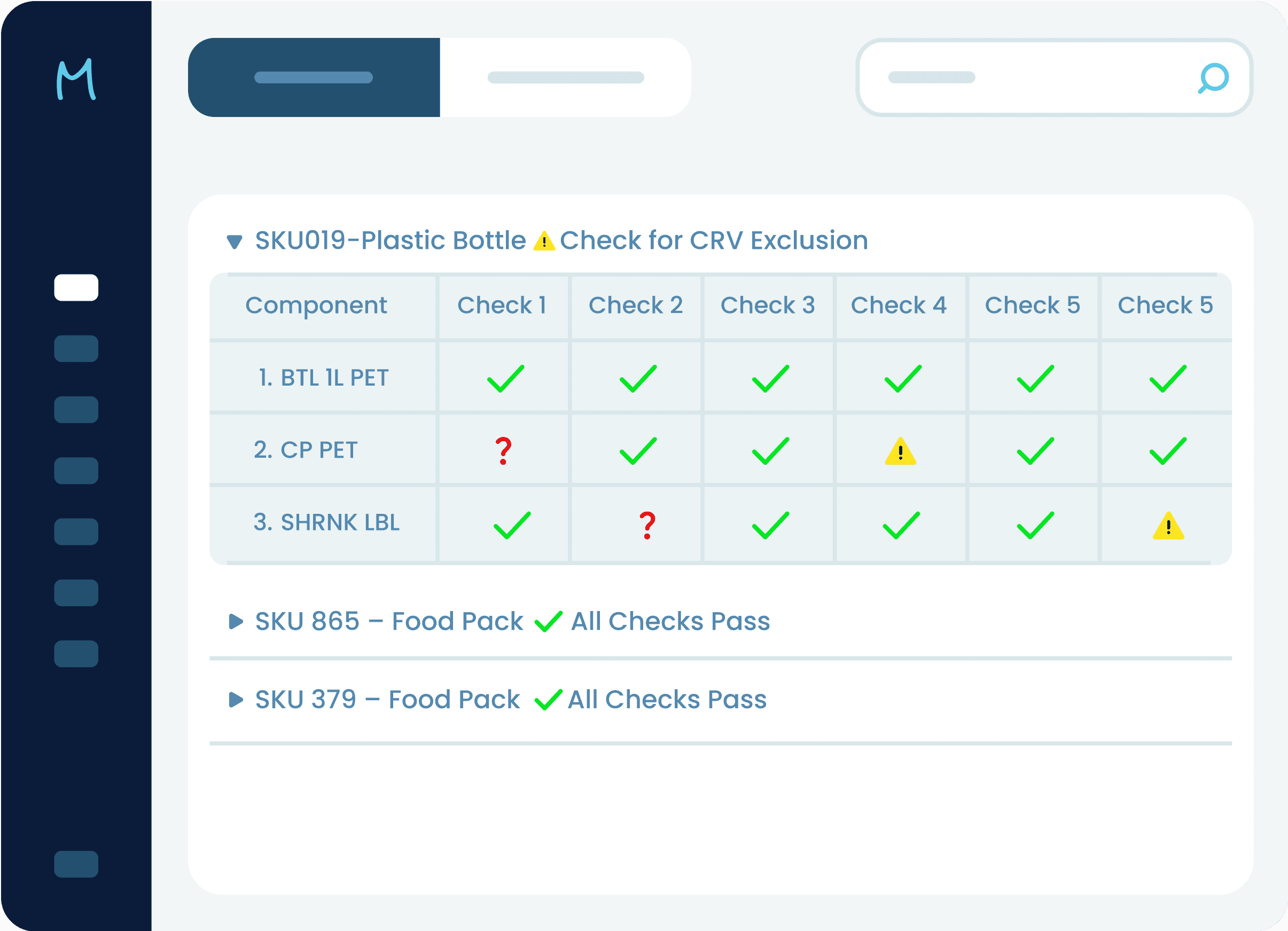Interface Preview for Analysis Workflow