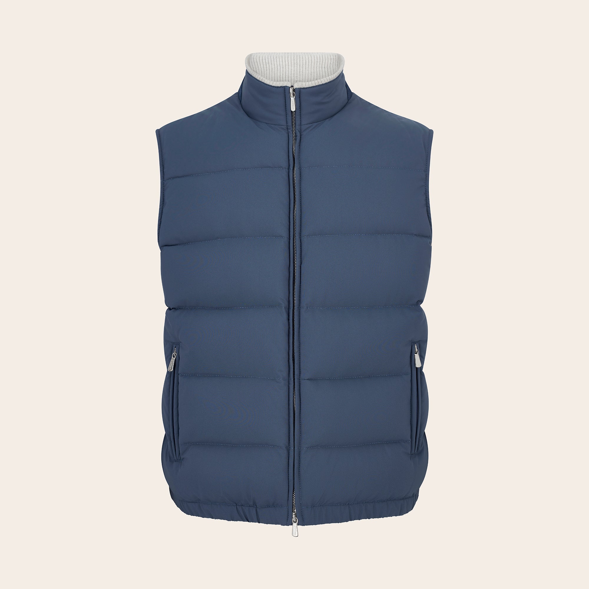 Wind Break Vest with Goose Down Padding - Mandelli UK