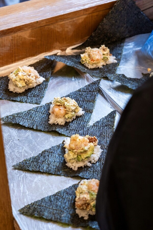 cappuccino in background with plant