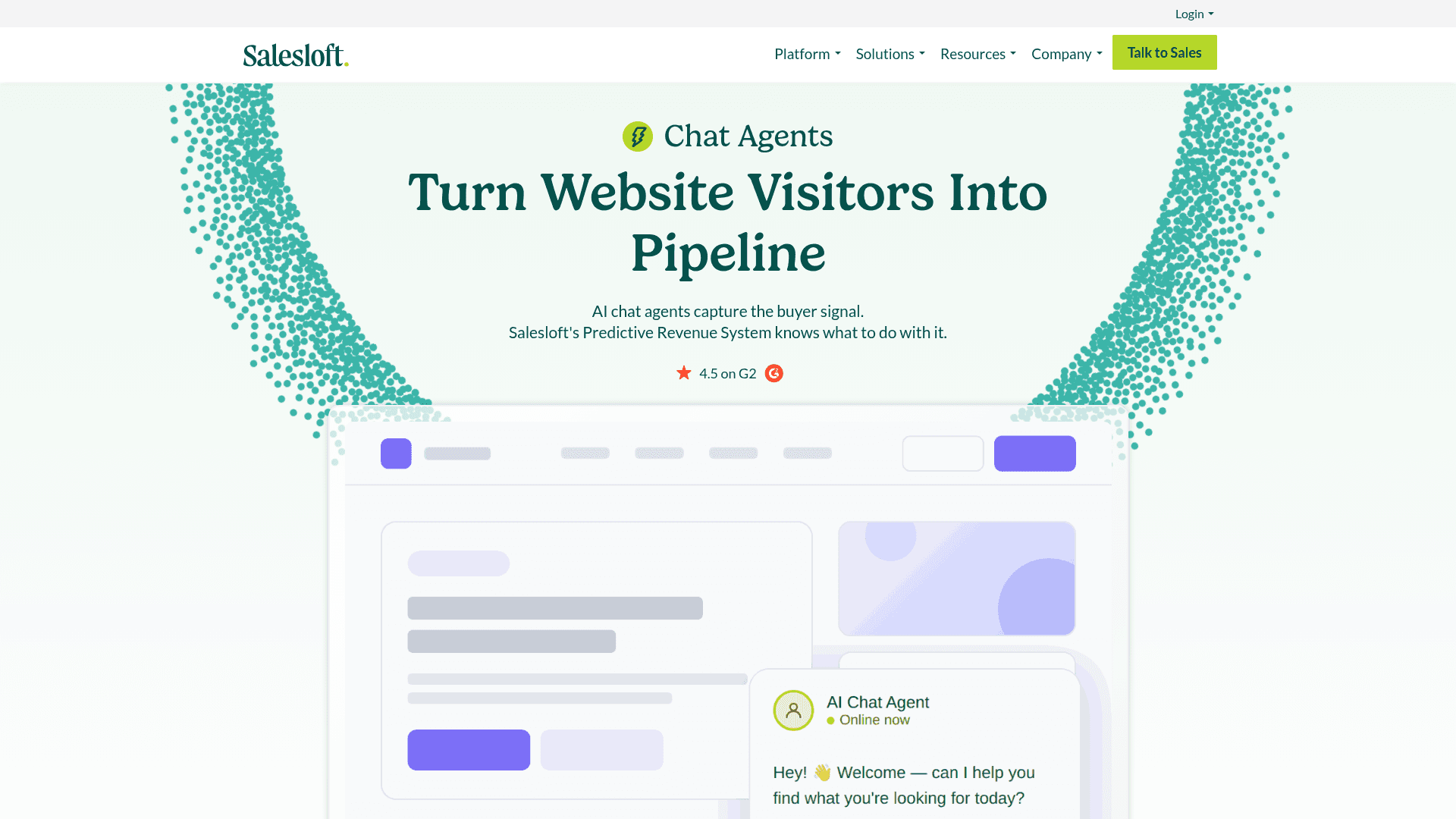 Screenshot of https://www.drift.com