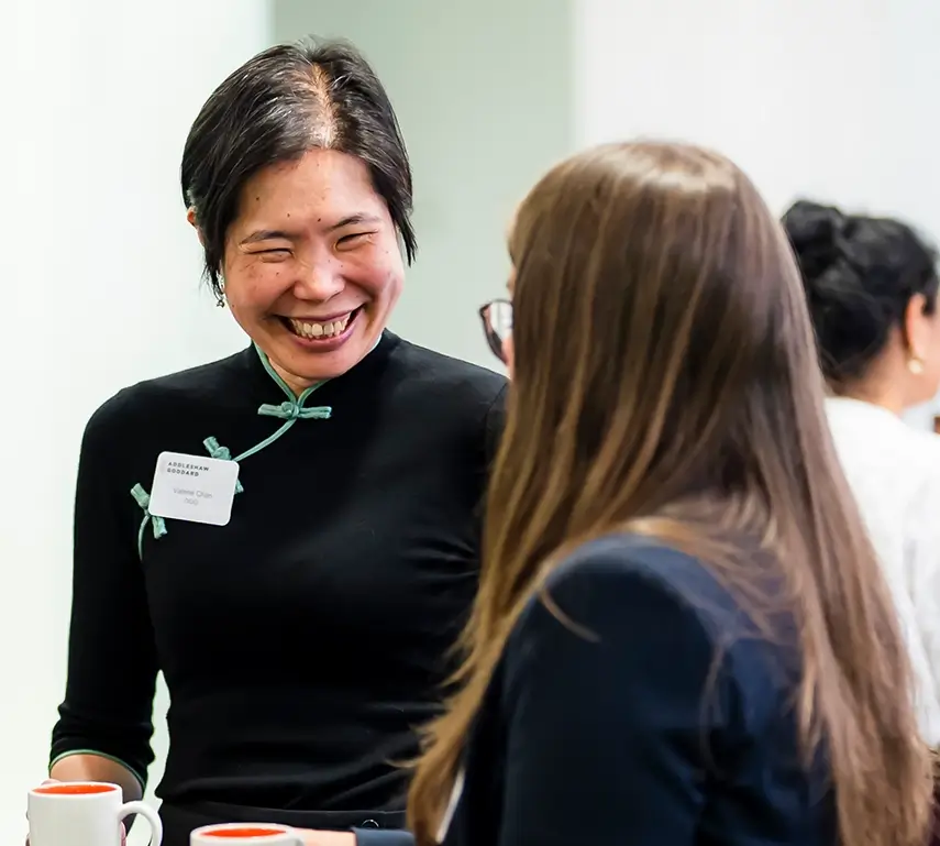 Headshot of Valerie Chan in conversation