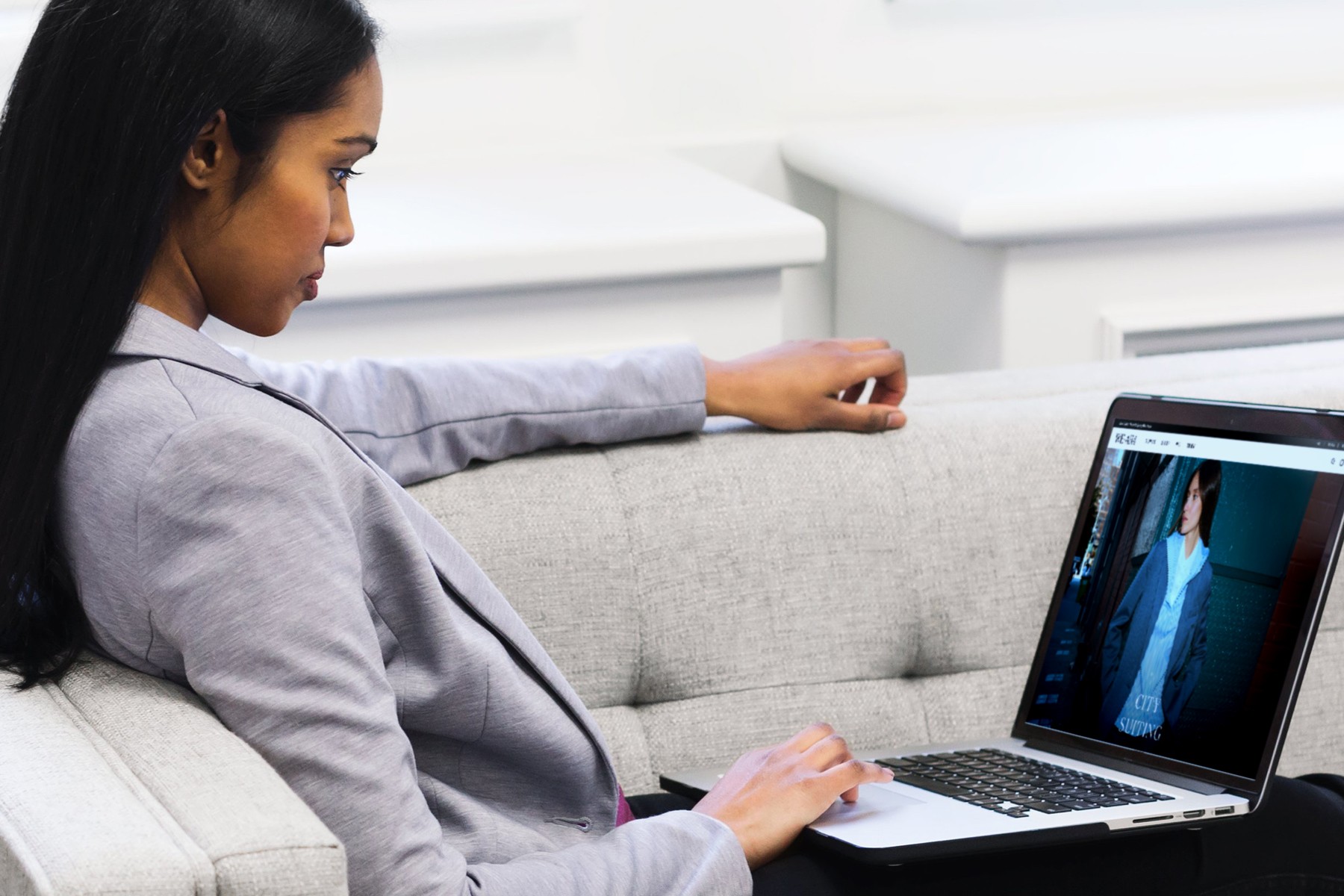 Man wearing VR glasses