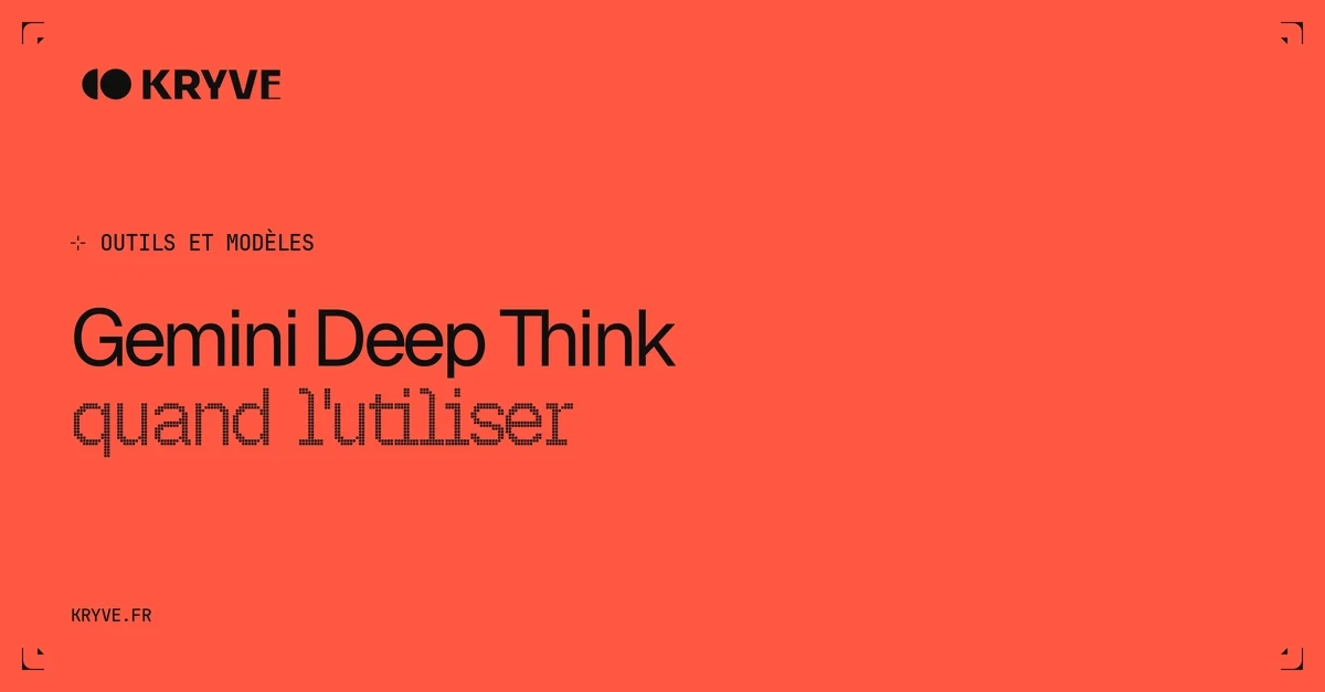 Gemini Deep Think : couverture Kryve, catégorie Outils et modèles