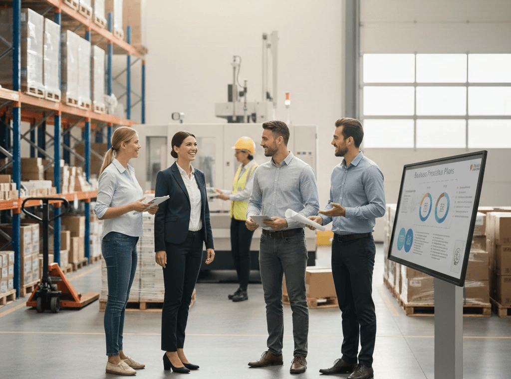 speaker with a half white half green background