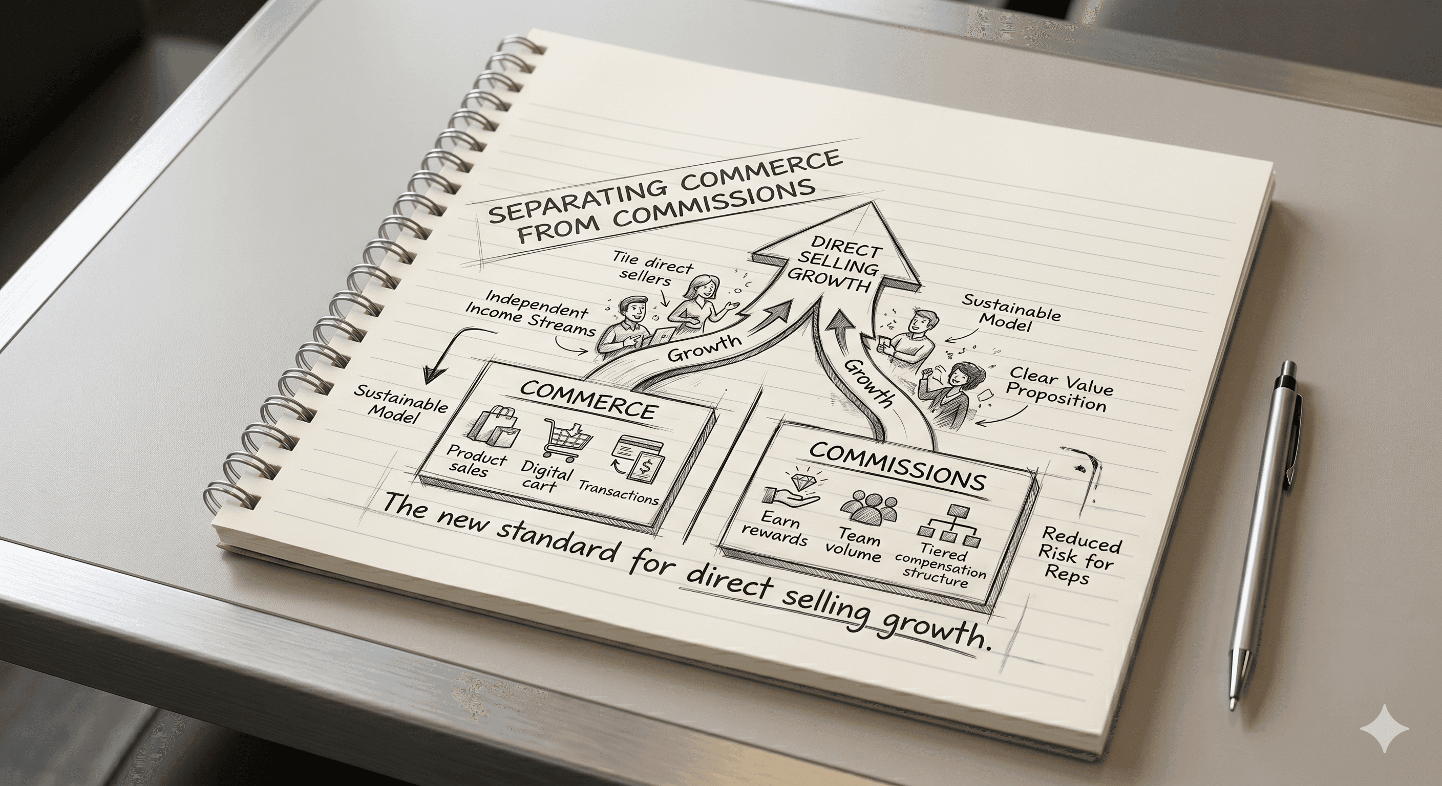 Why Your Commission Engine Shouldn't Try to Be a Storefront