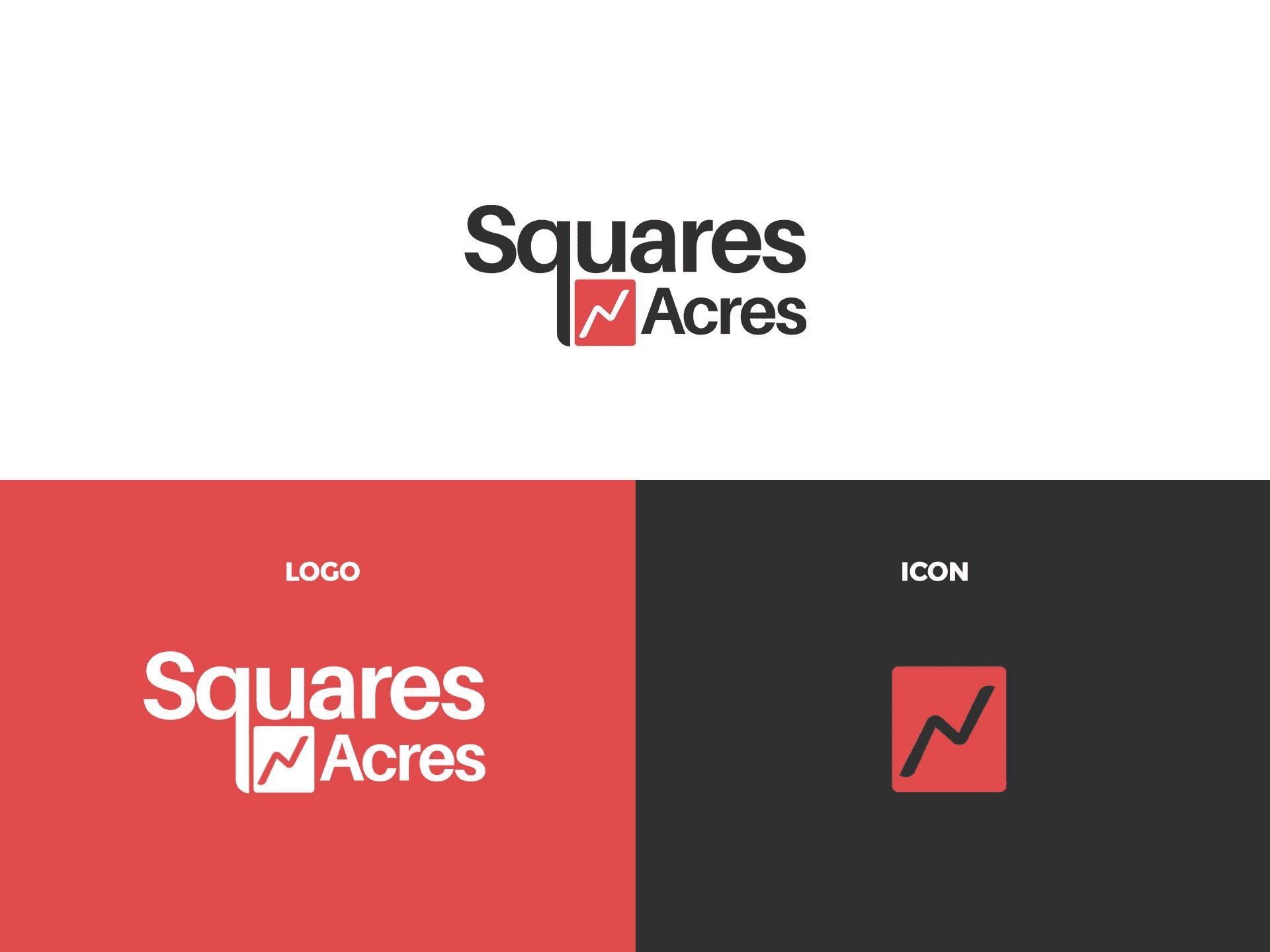 Squares N Acres Real Estate Logo Design by Venkatesh Prasad, Graphic & Brand Designer