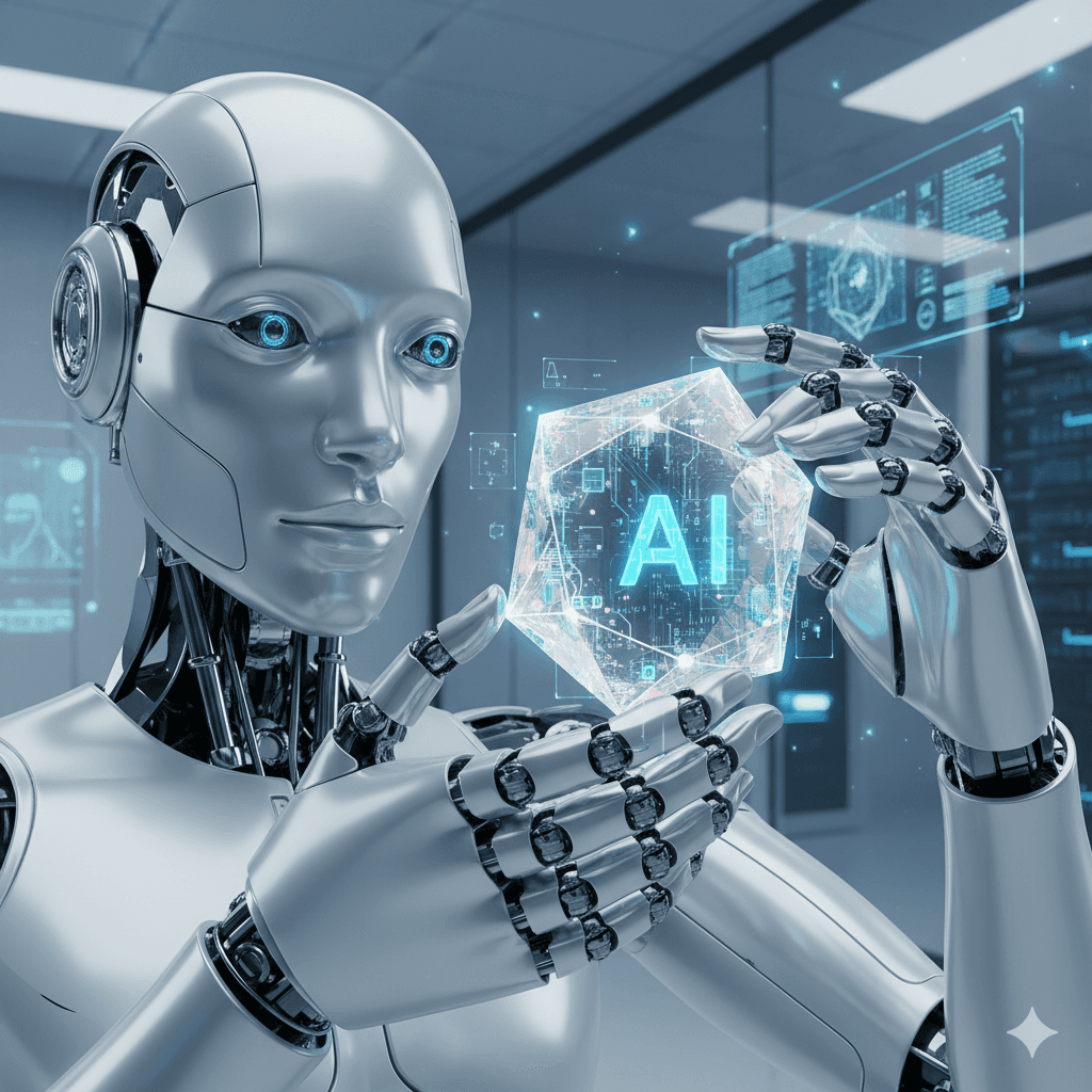 AI suggesting actions like "Optimize onboarding flow" and "Raise pricing tier" based on user data.