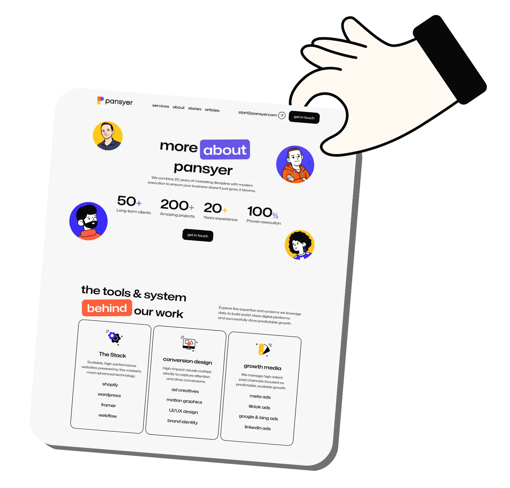 Unlimited Design For Your Startup - Subscription X Framer Template | Brix Templates