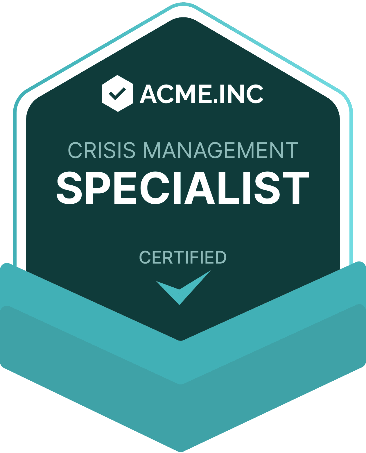 Wauld - Modern and vibrant green completion badge template