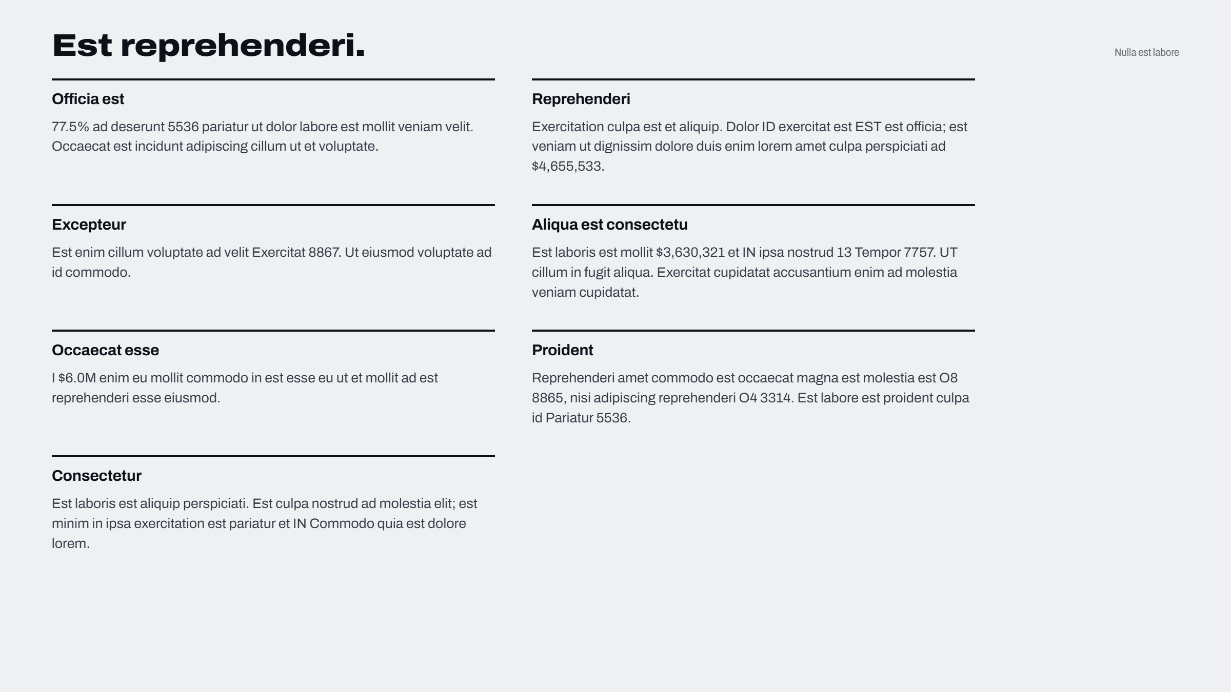 Example placement package, slide 9 of 12