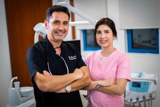 Bella Medical Centre team in Abu Dhabi offering advanced cosmetic and restorative dental treatments.