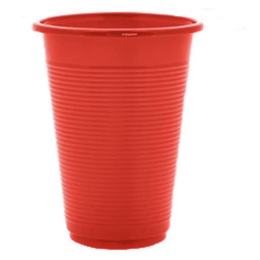 Red plastic cup.