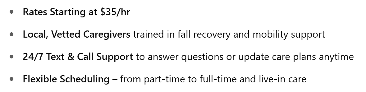 Why Choose Caringene for Fall Recovery in Seattle?