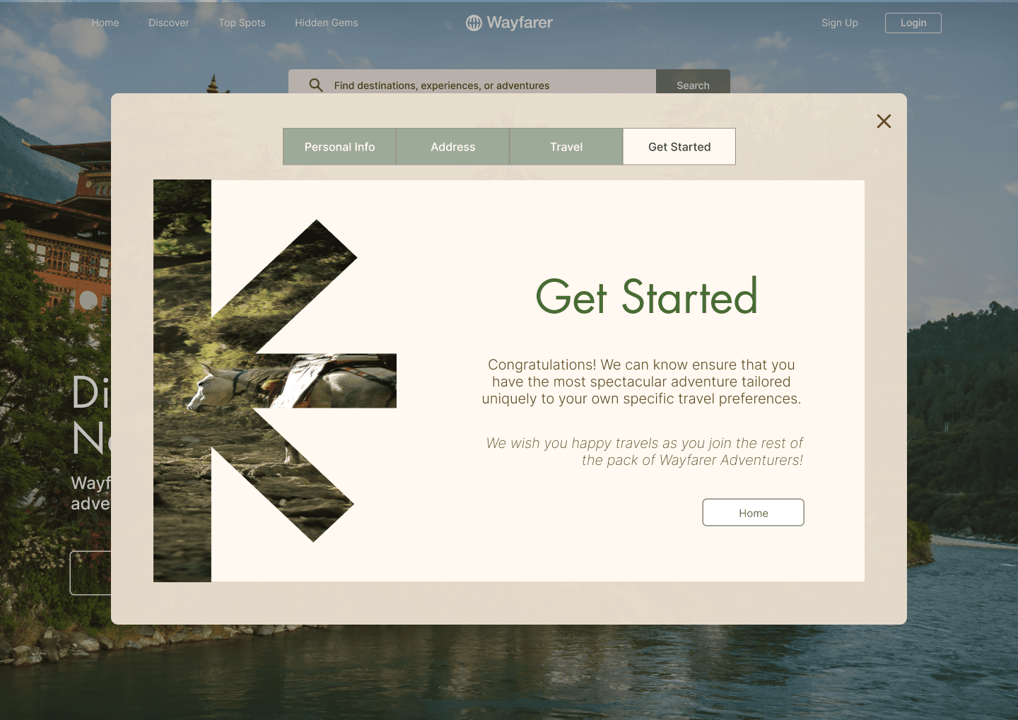 A screenshot for the footer of the website