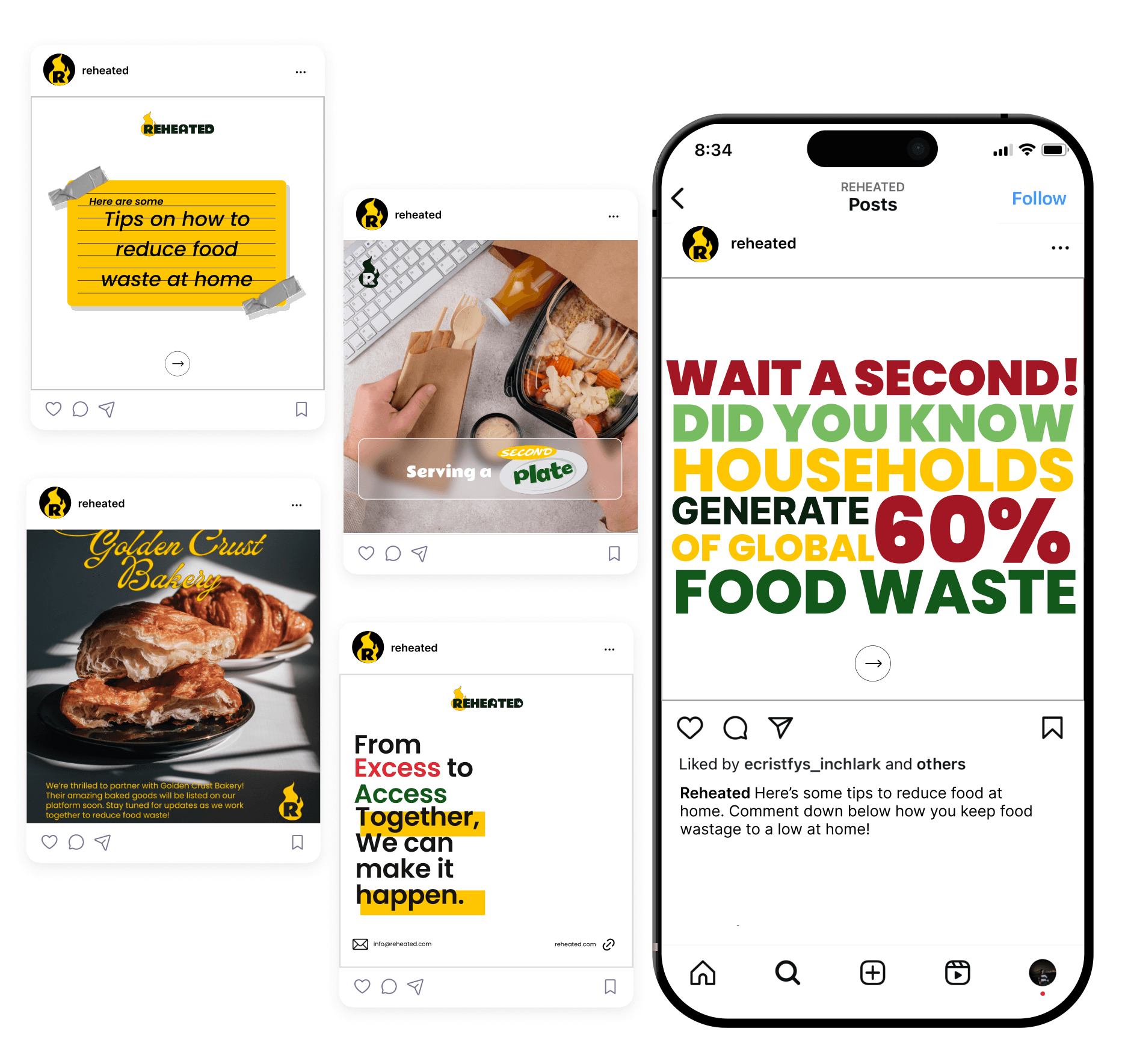 Reheated Instagram campaign posts