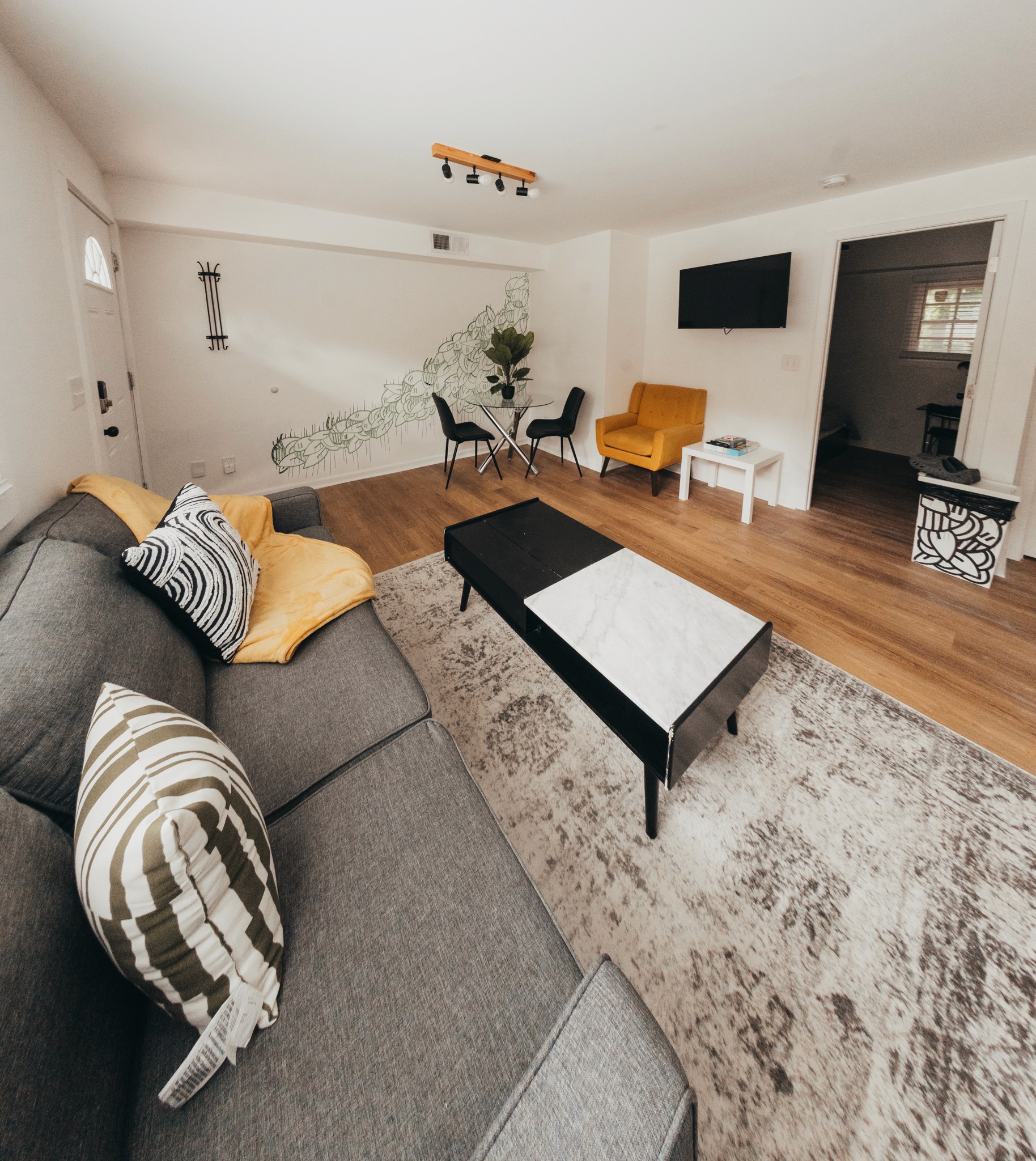 real estate photography of a living room