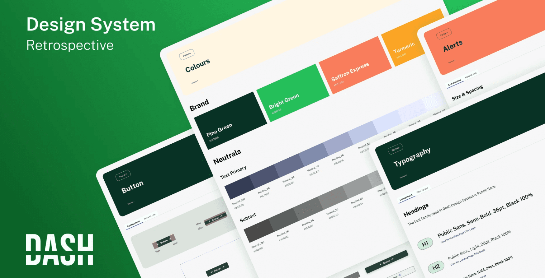 A mockup of web screens
