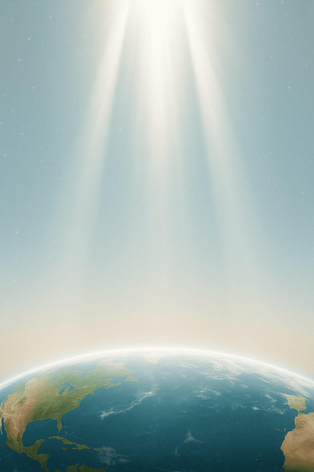 Logo der Organisation „WEU“ in großen schwarzen Buchstaben oben auf der Seite, darunter der Slogan „Digitale Barrierefreiheit für alle“. Im Zentrum des Bildes drei stilisierte, bunte Figuren (blau, grau, orange), die gemeinsam eine herzförmige Umarmung symbolisieren. In der Mitte der Figuren steht der Text „We for you“. Der Hintergrund zeigt einen Blick auf die Erde aus dem All mit einem Sonnenaufgang am Horizont. Unten links ist ein kleines Flugzeug zu sehen.