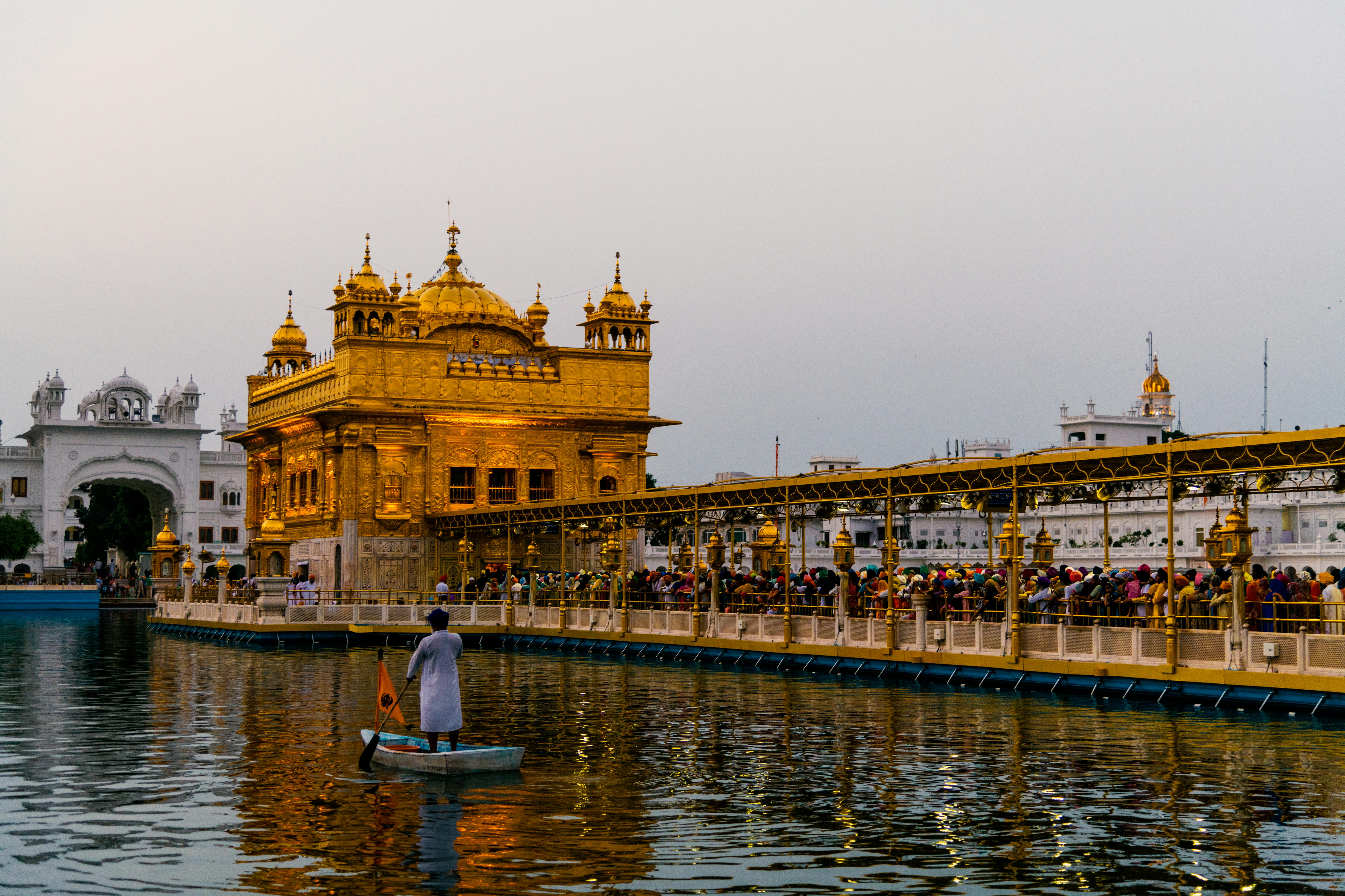 Golden Temple Amritsar night reflection
