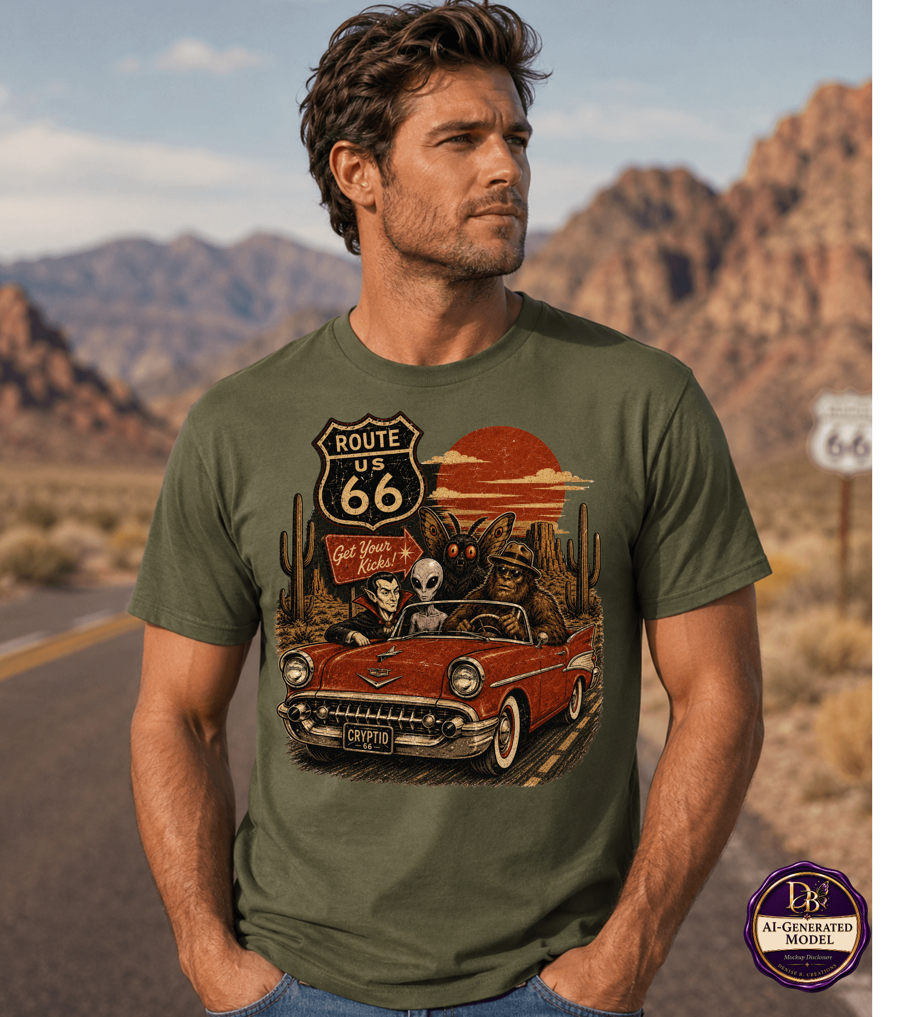Route 66 Cryptid Tee