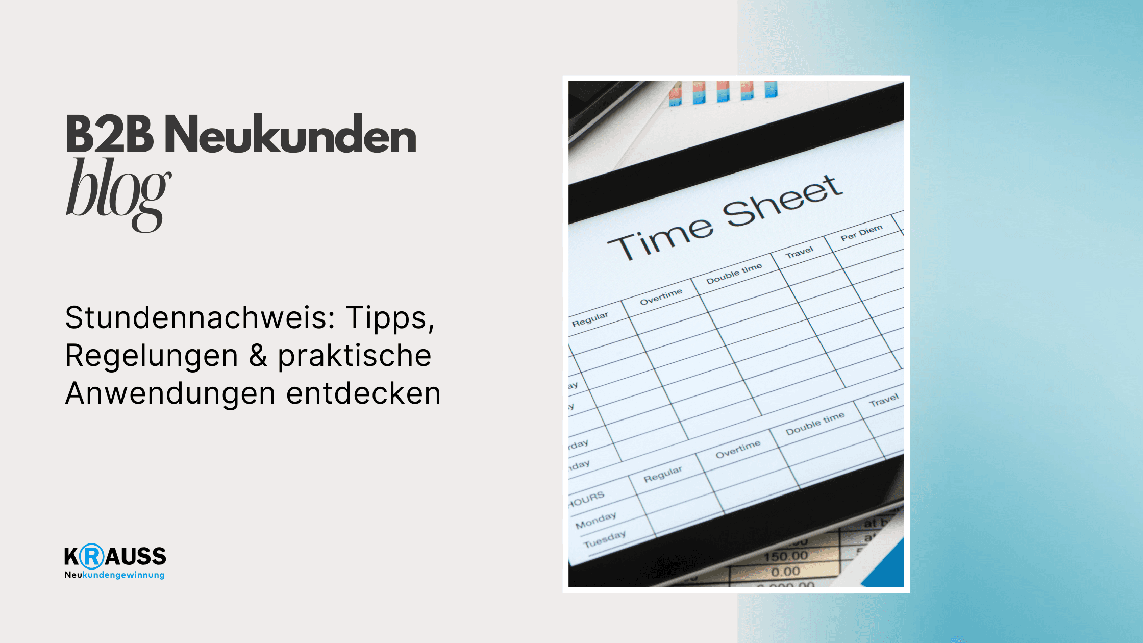 Stundennachweis: Tipps, Regelungen & praktische Anwendungen entdecken