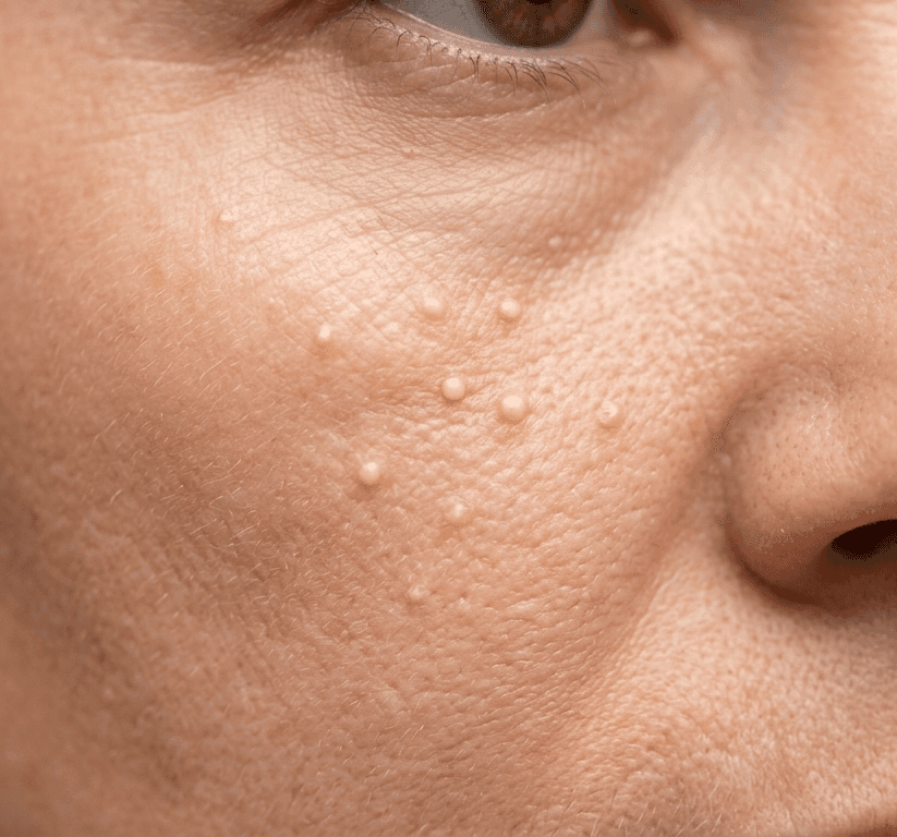 Milia removal in winnipeg by Dermagraphics Skin Studio