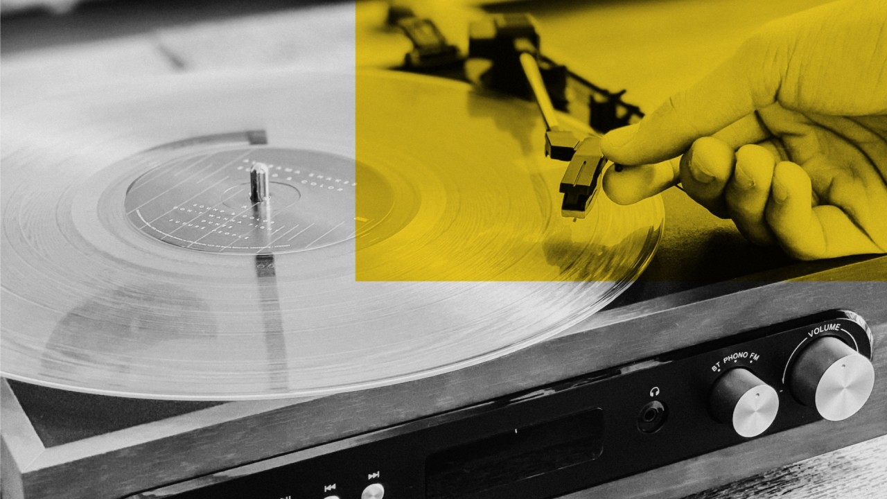 Putting a needle on a record