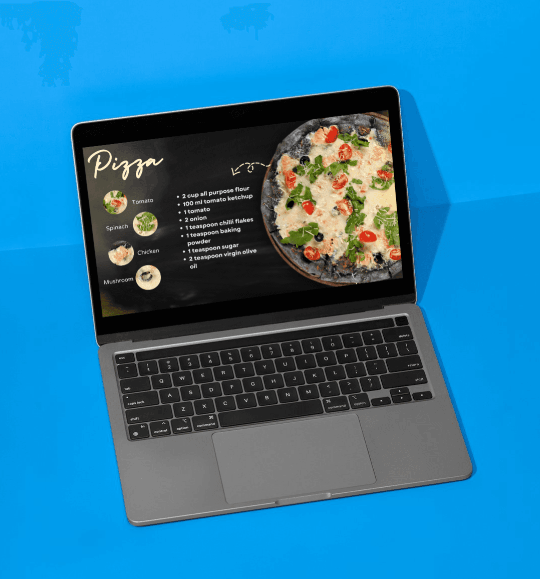 Profile of a restaurant - Canva Presentation Templates example