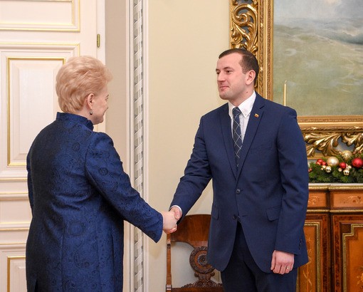 Virginijus Sinkevičius ir Dalia Grybauskaitė