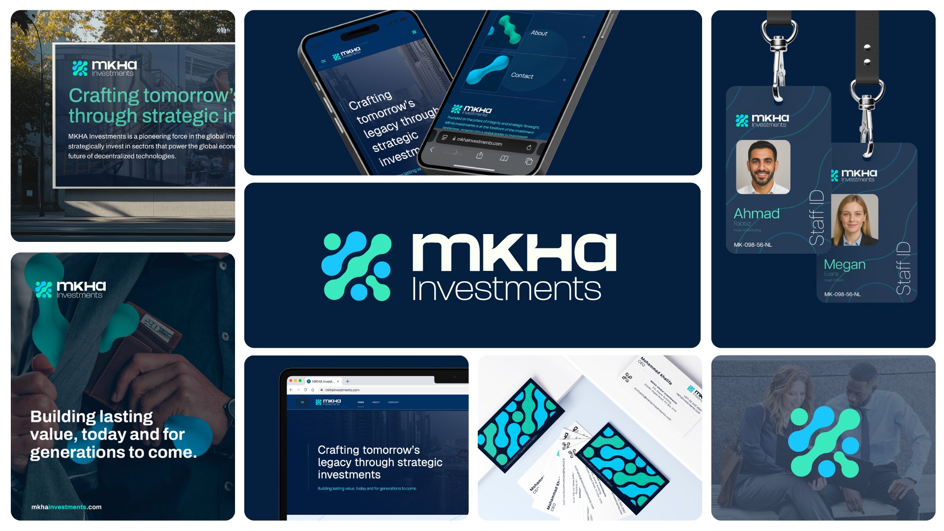 MKHA Investments website and identity roundup