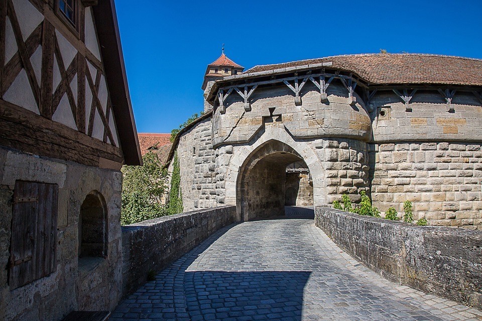 Das Spitaltor Rothenburg ob der Tauber