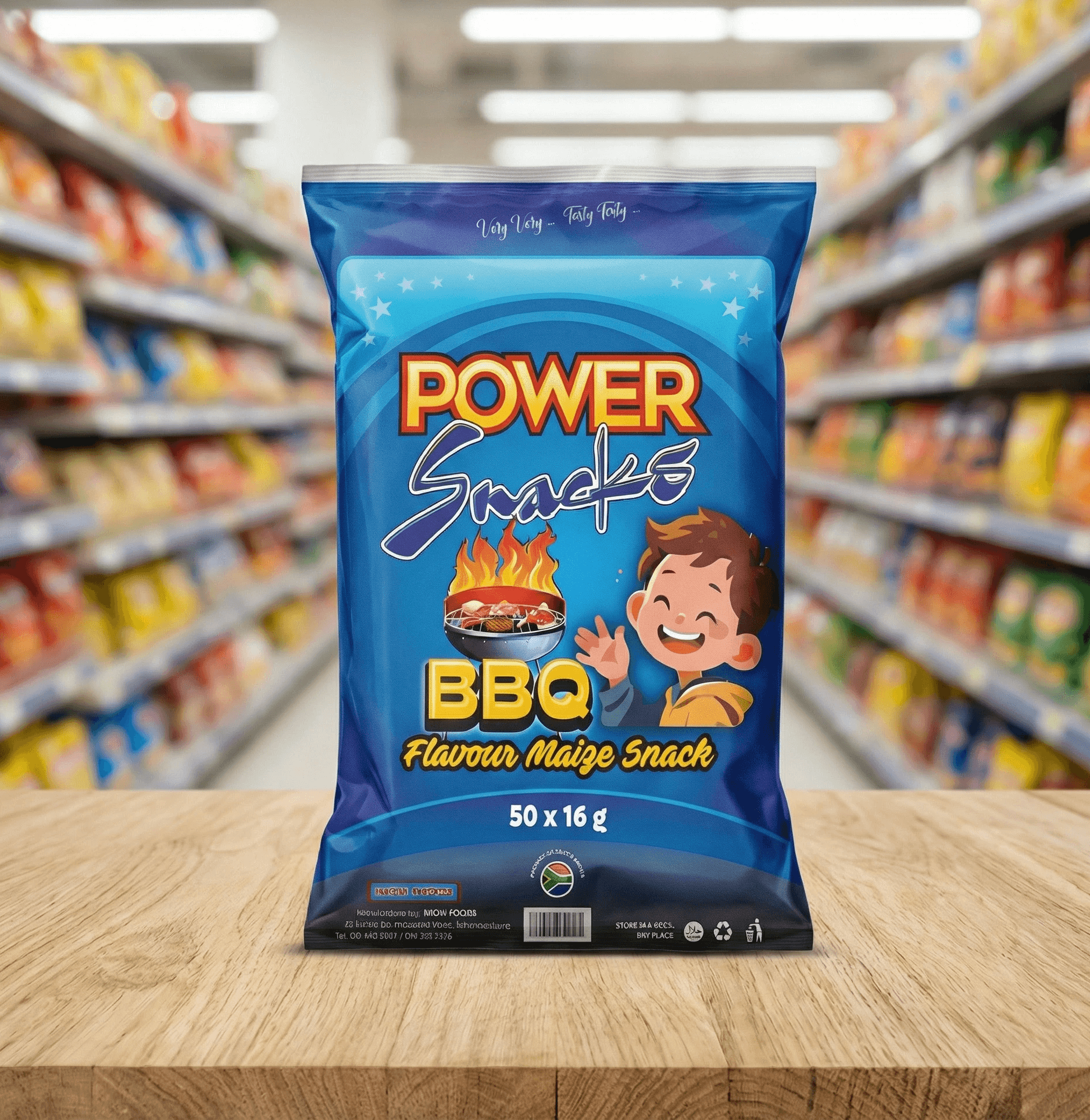 Power Snacks - BBQ 50X16g