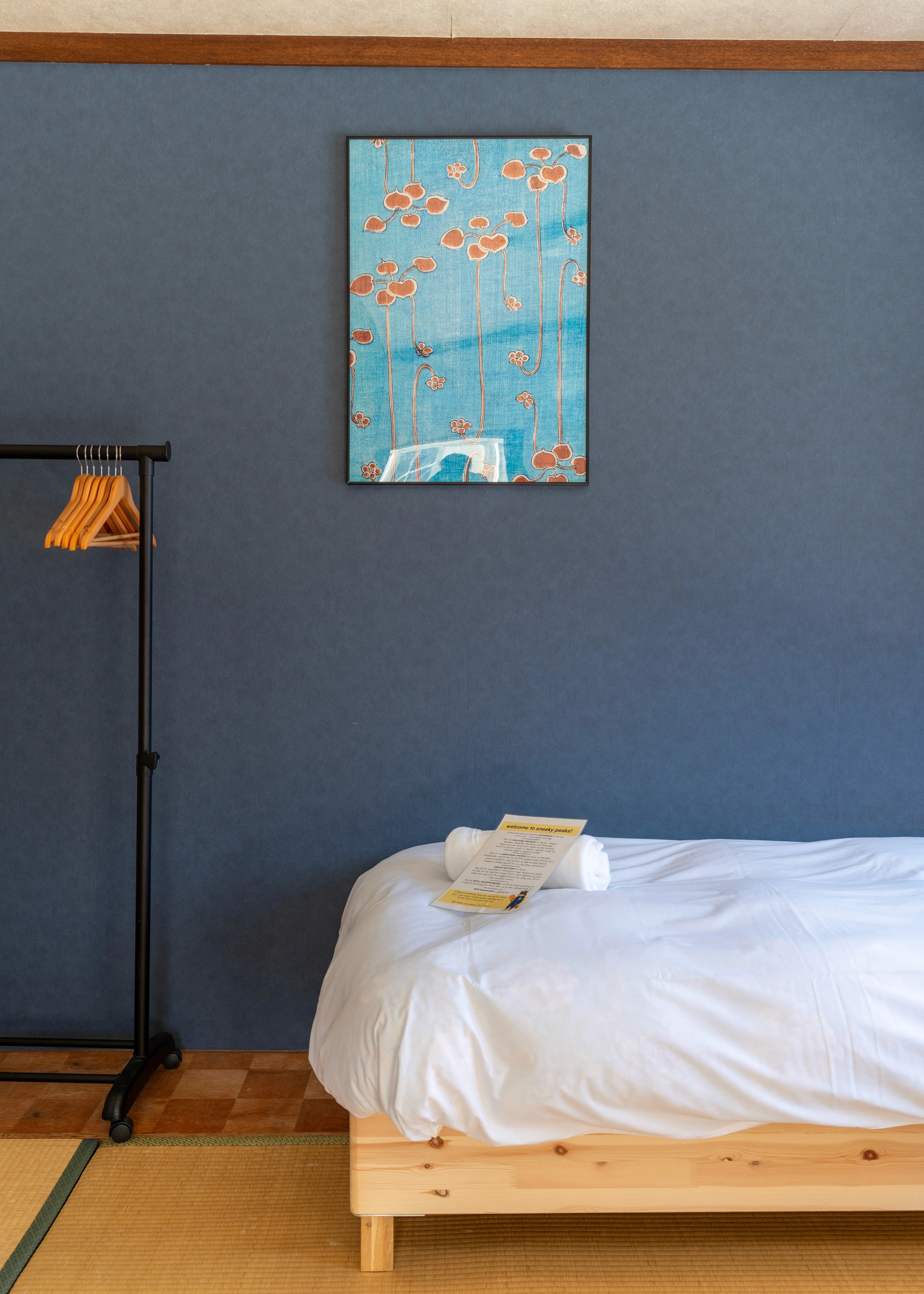 Superior King room interior at Sneaky Peaks, Hakuba
