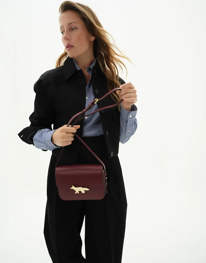 Charlotte de Witte x Maison Kitsuné The Edie handbag campaign