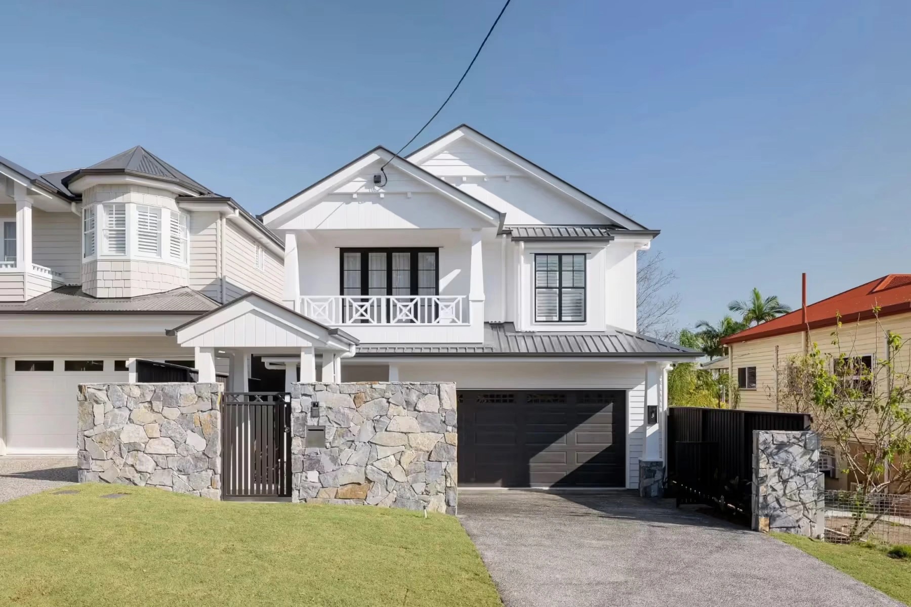 Front facade of Jacaranda House in. Brisbane