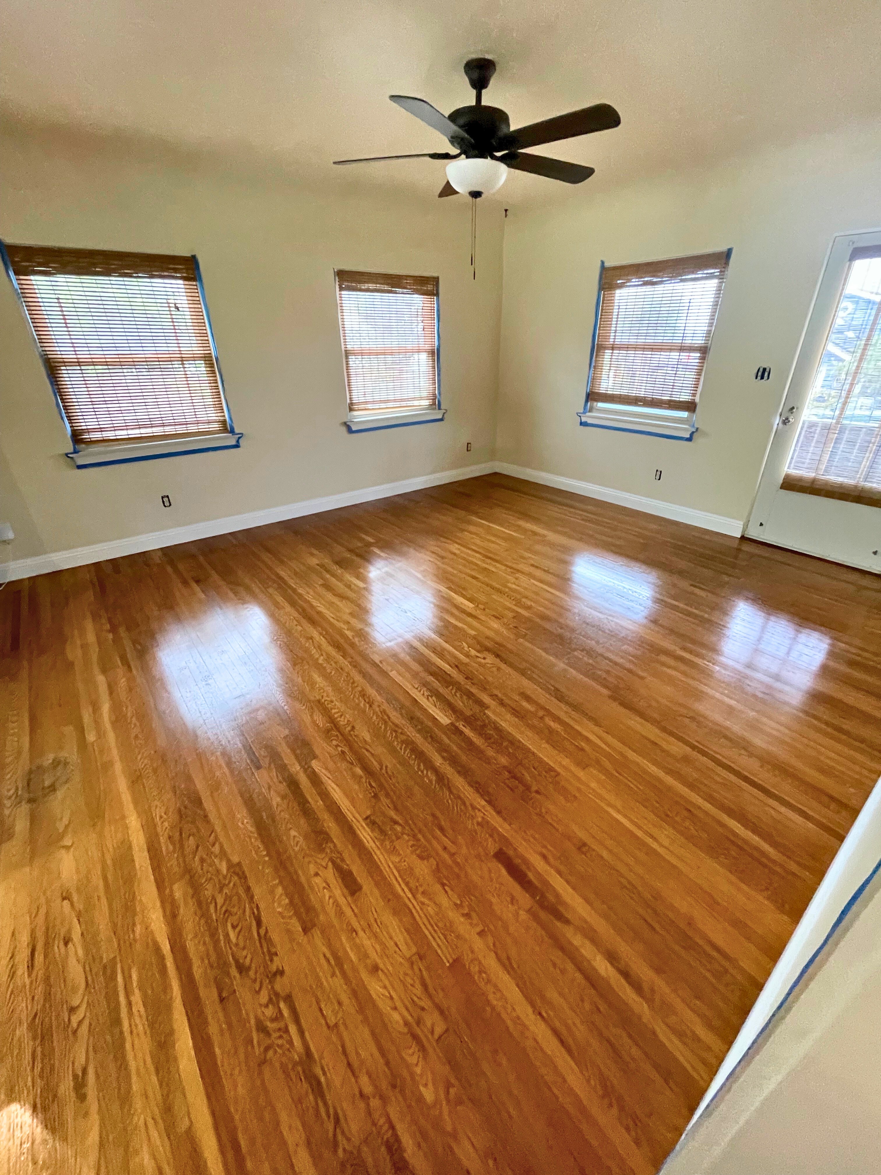 Clean house with wooden flooring