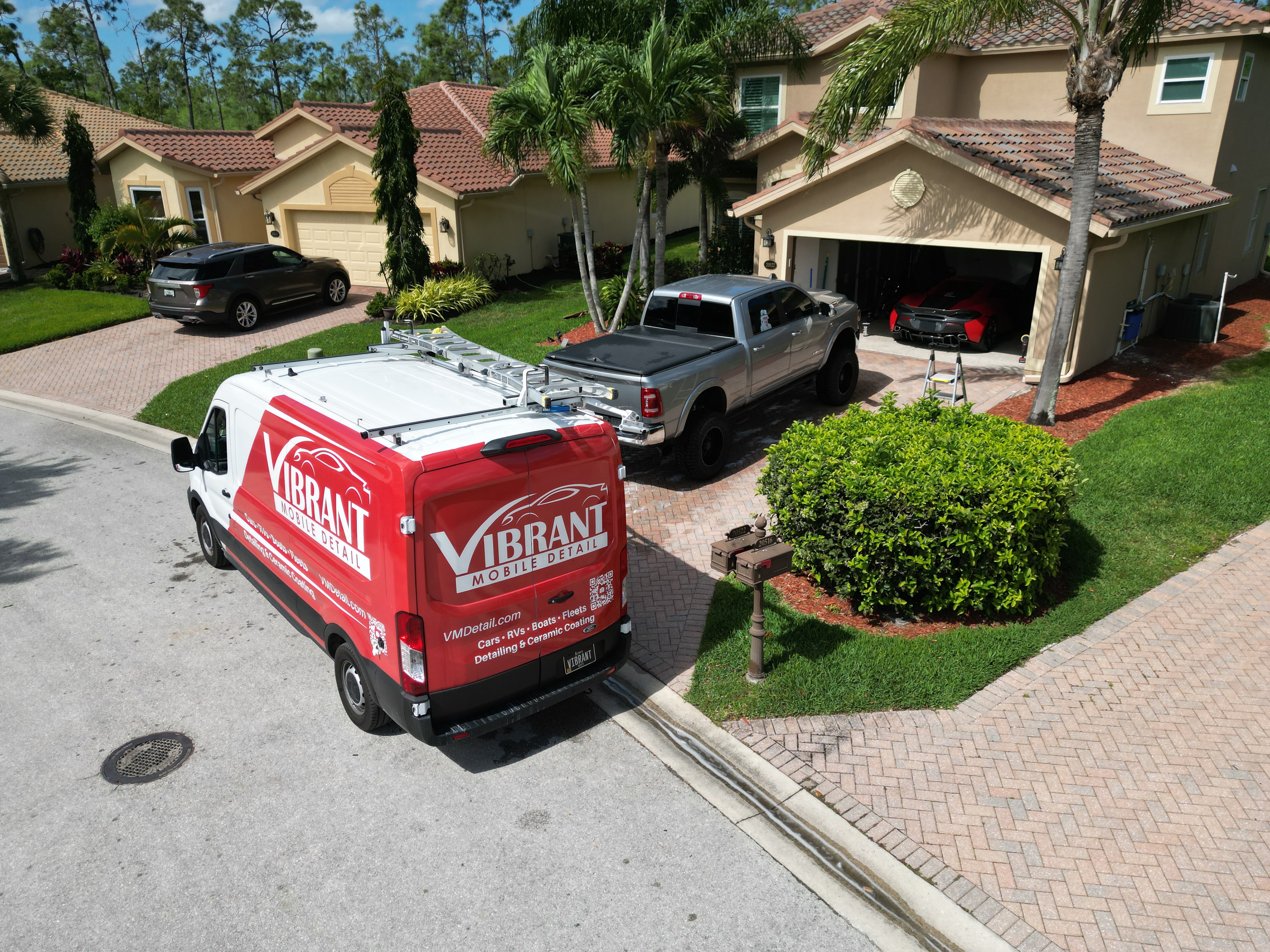 Car mobile detailing van