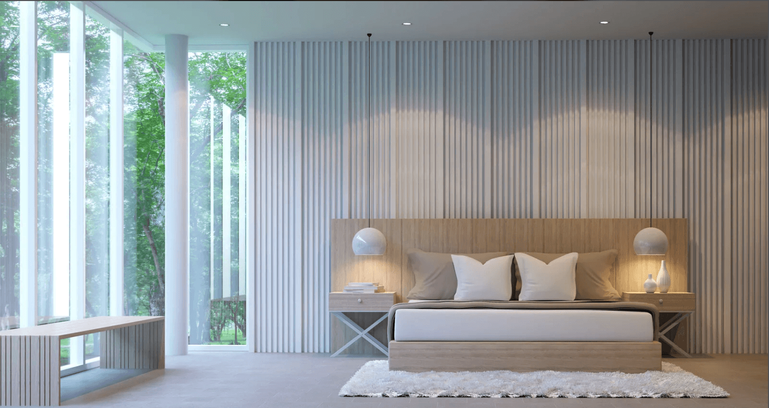 Before and after of a house renovation