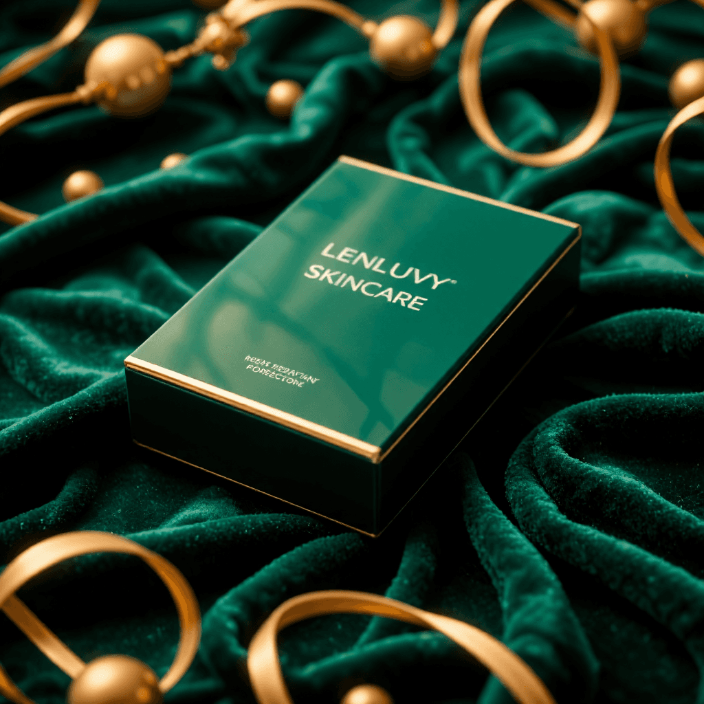 product photography of skincare product box