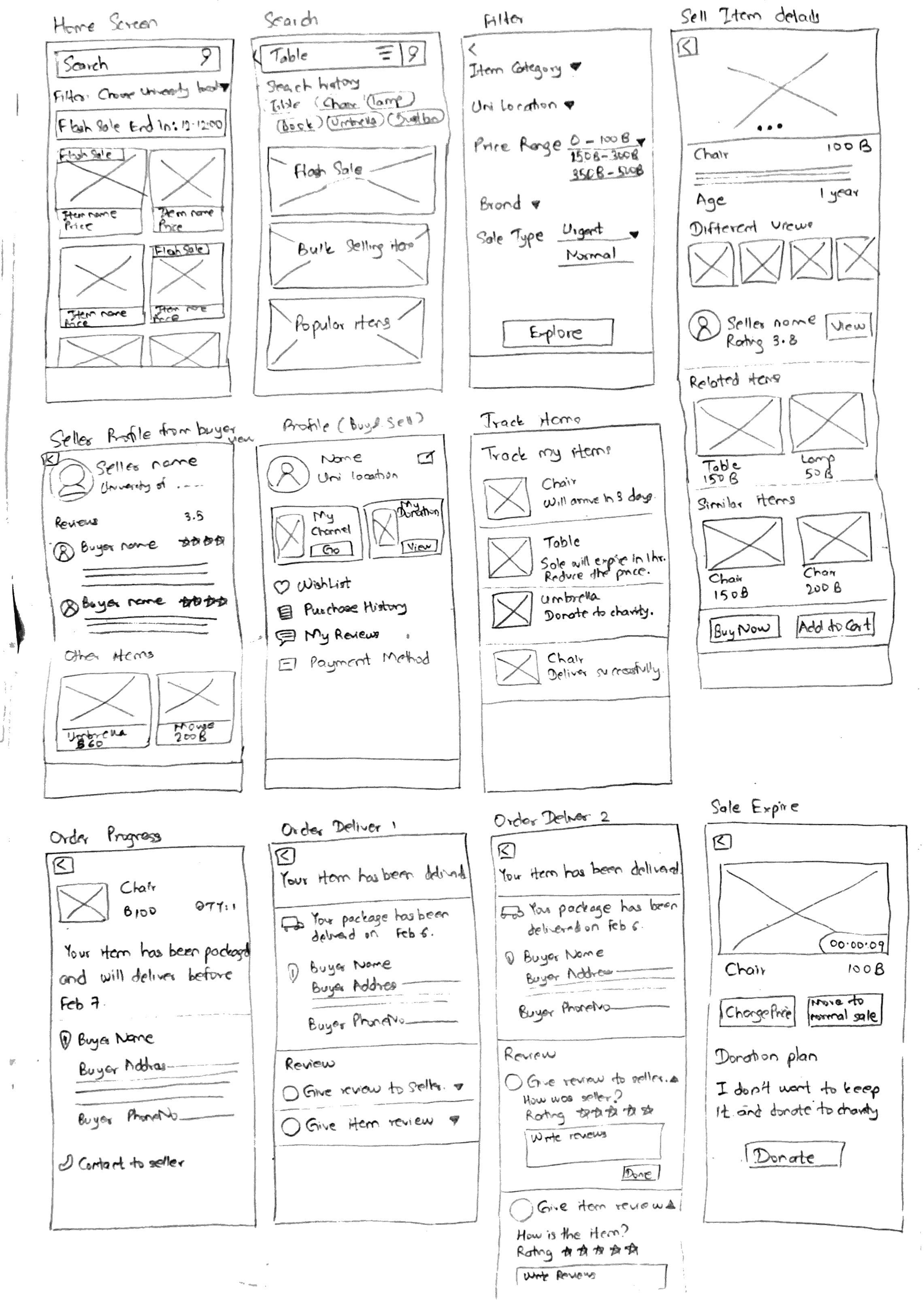 Handdrawn Sketches