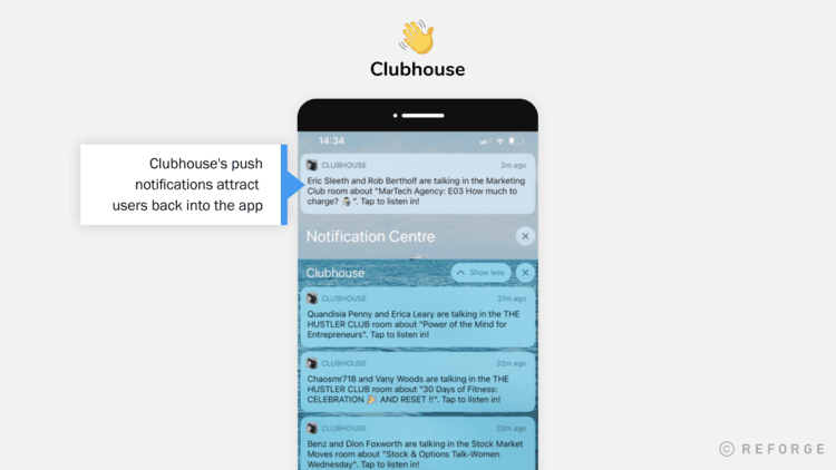 Clubhouse Push Notifications