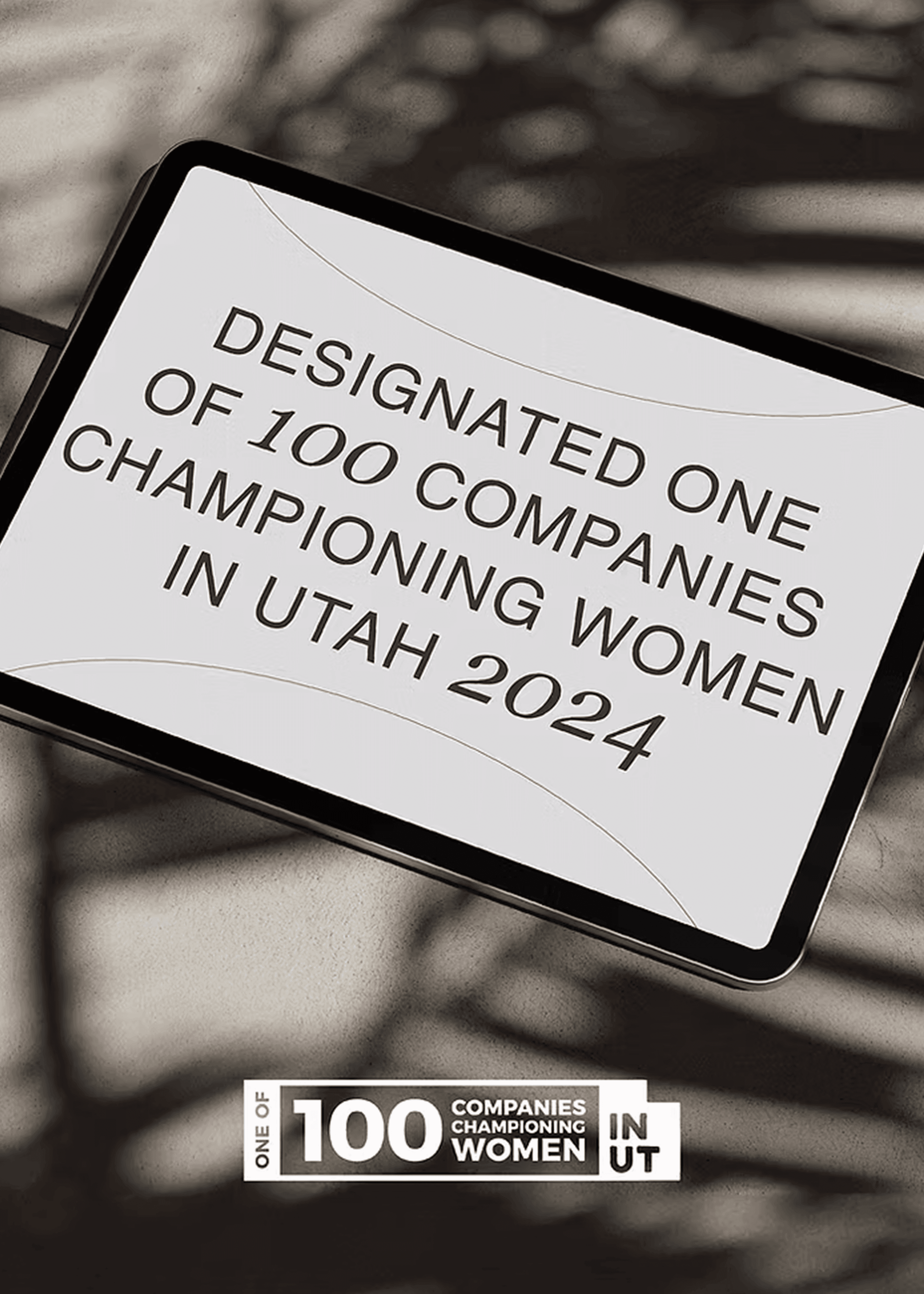 Declarative named one of 100 Utah Companies Championing Women in 2024, highlighting our commitment as a women-owned consultancy.