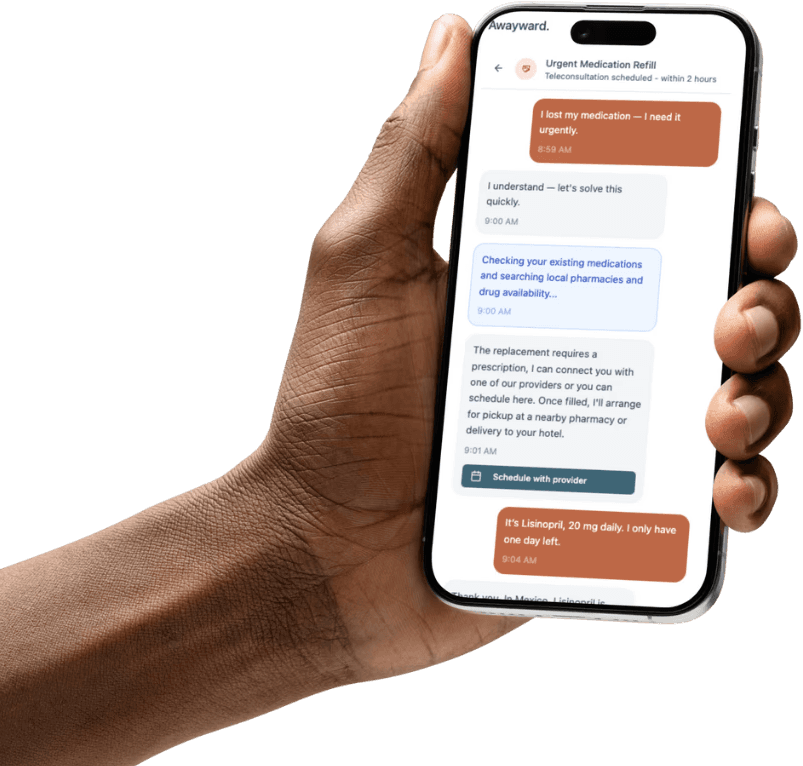 mobile app where a reciept is sorted