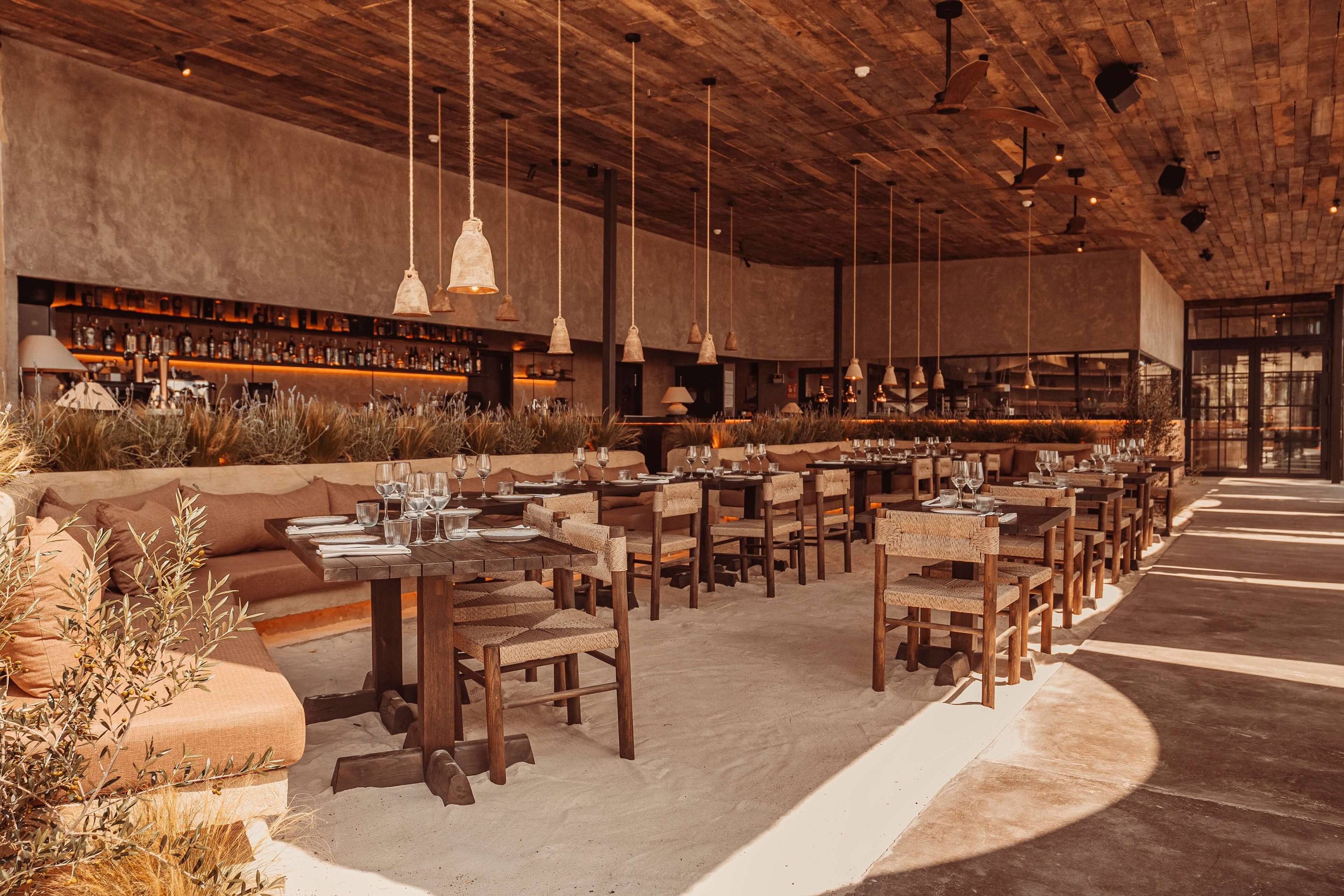 Beach club Playa Soleil in Ibiza close to Luxury Villa Can Nemo