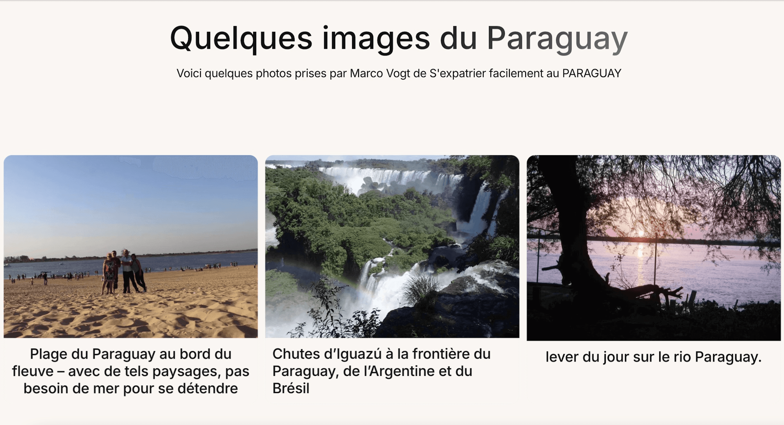 quelques images du Paraguay