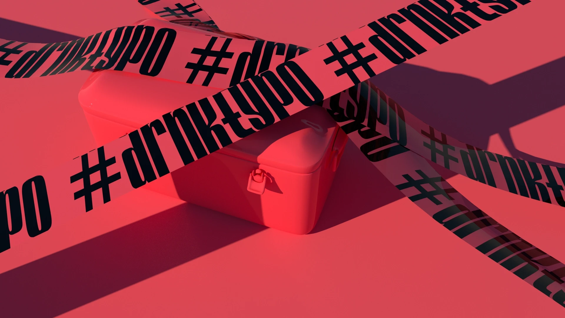 3D rendered aesthetic shot of Typo premium hard seltzers in lifelike shots